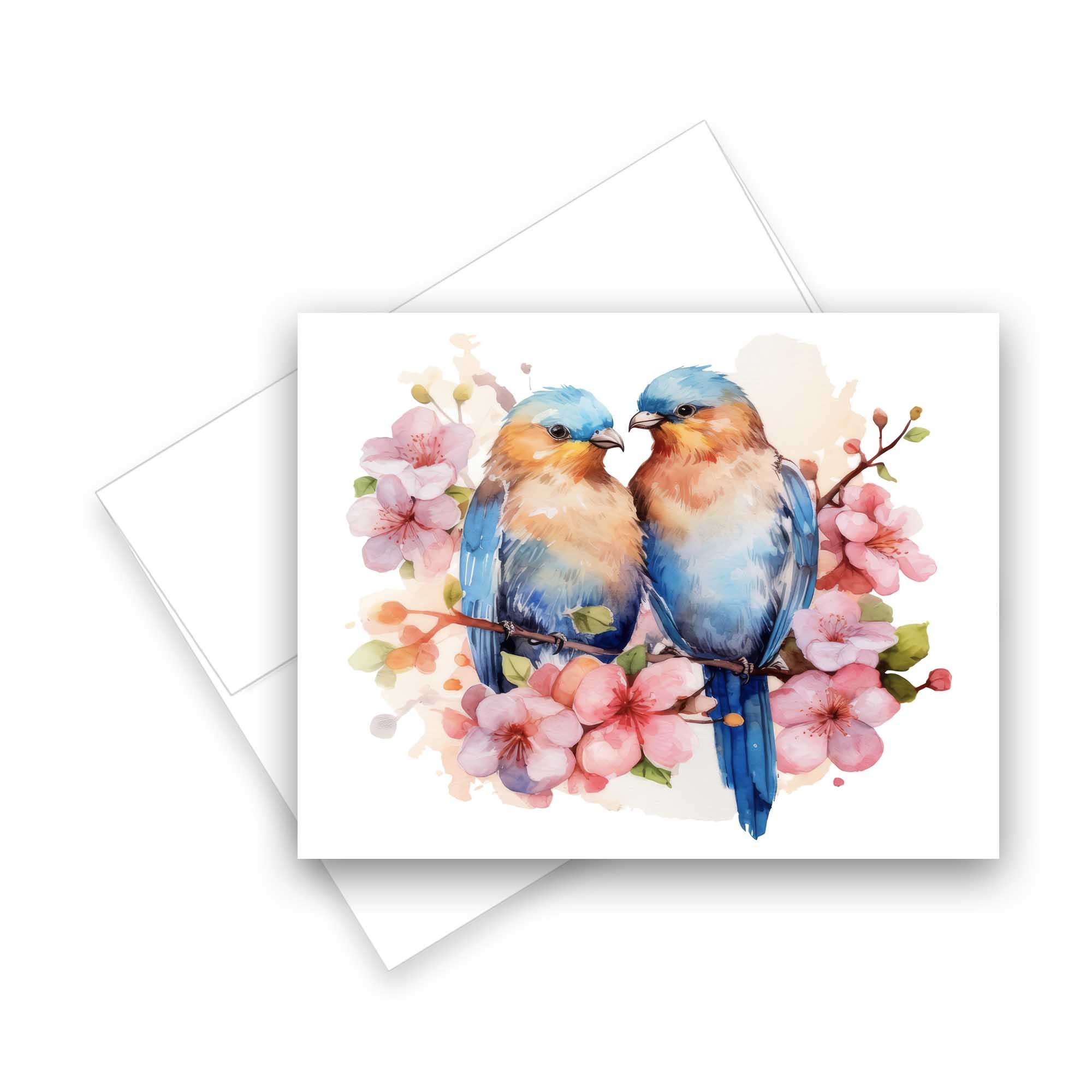 Cards with birds, cute bird cards, greeting card assortment, gift for bird lover, bird cards, notecard set, watercolor cards