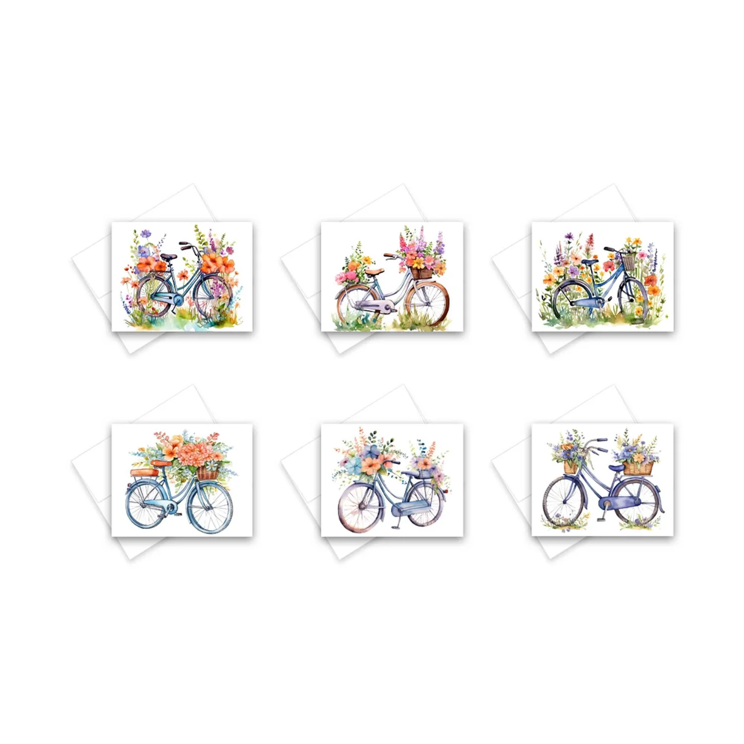 Note Cards Set Of 6 ~ All Occasion - Bumble Bees ~ Honey Bee