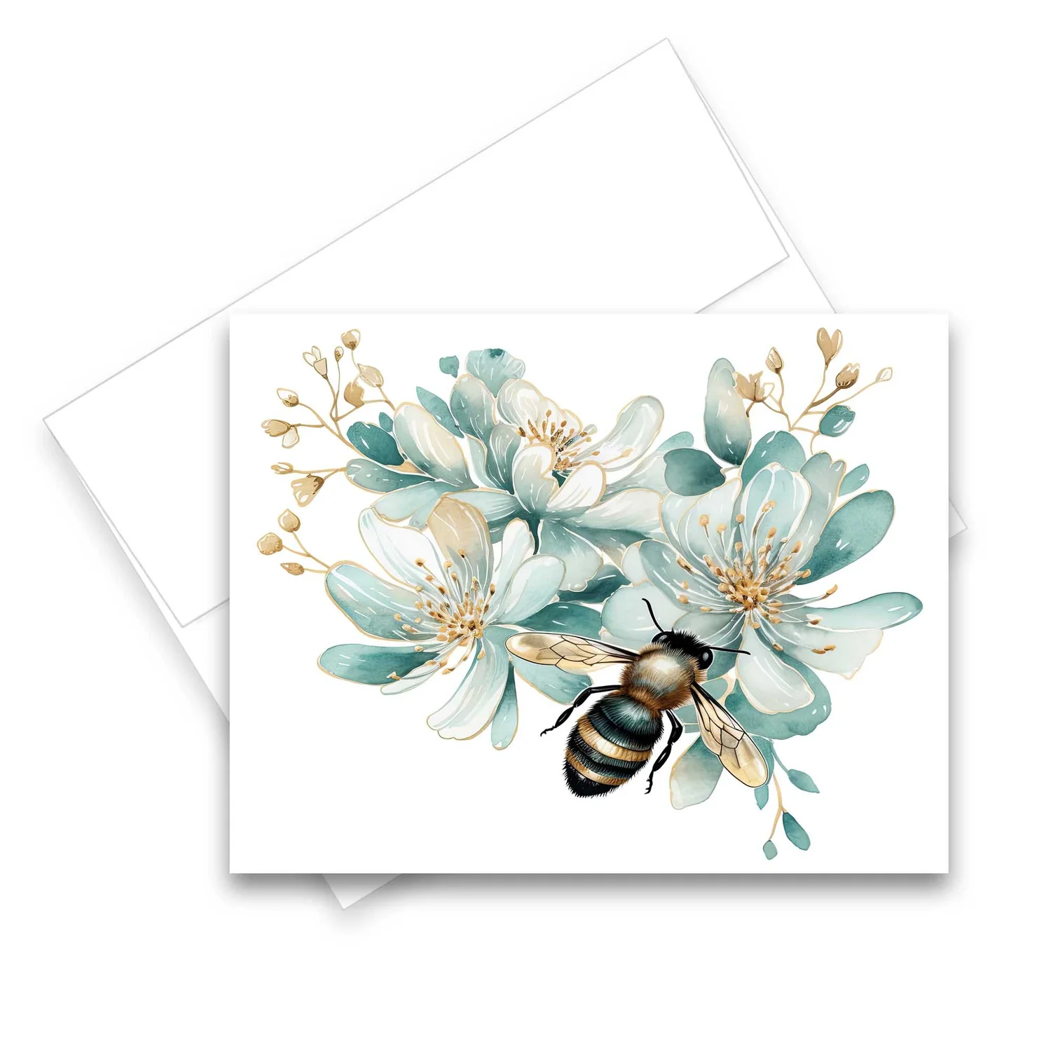 Watercolor Flower Fields Notecards - All Occasion Greeting Cards, blank ...