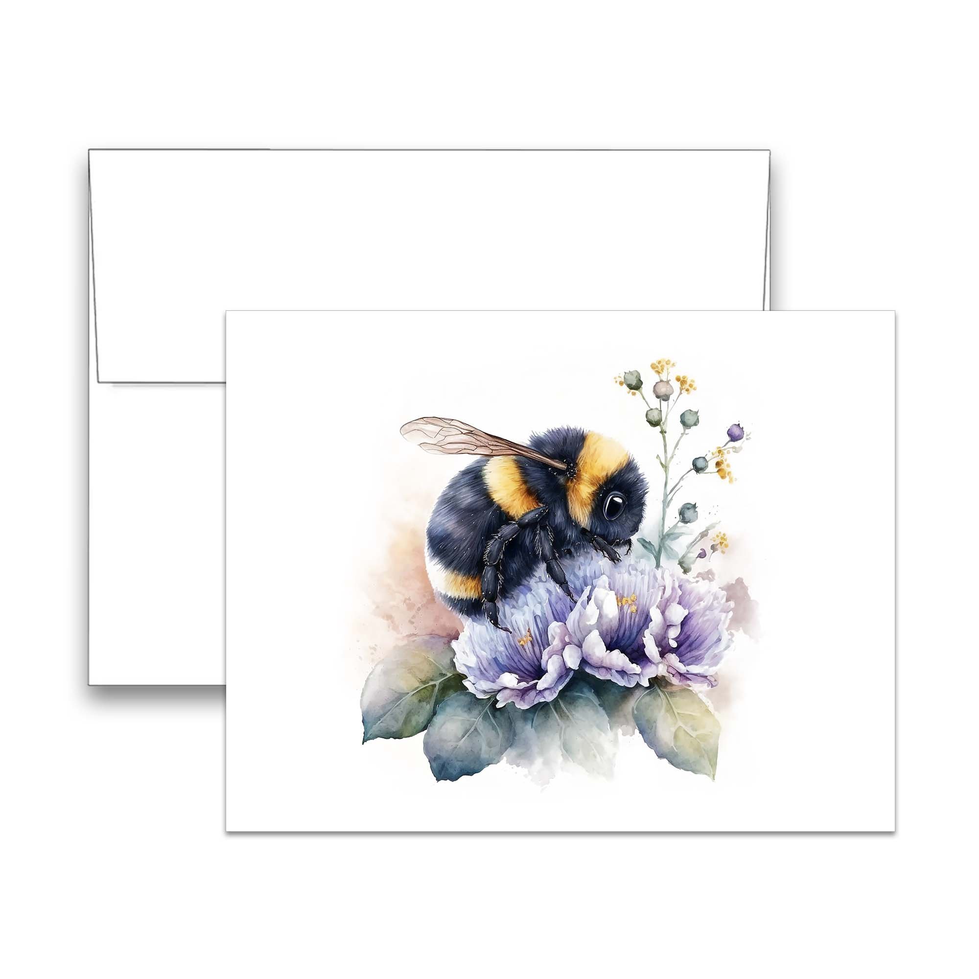 bee stationery set, honey bee cards, cards with bees, gift for bee lover, thank you cards, assorted greeting cards, note cards