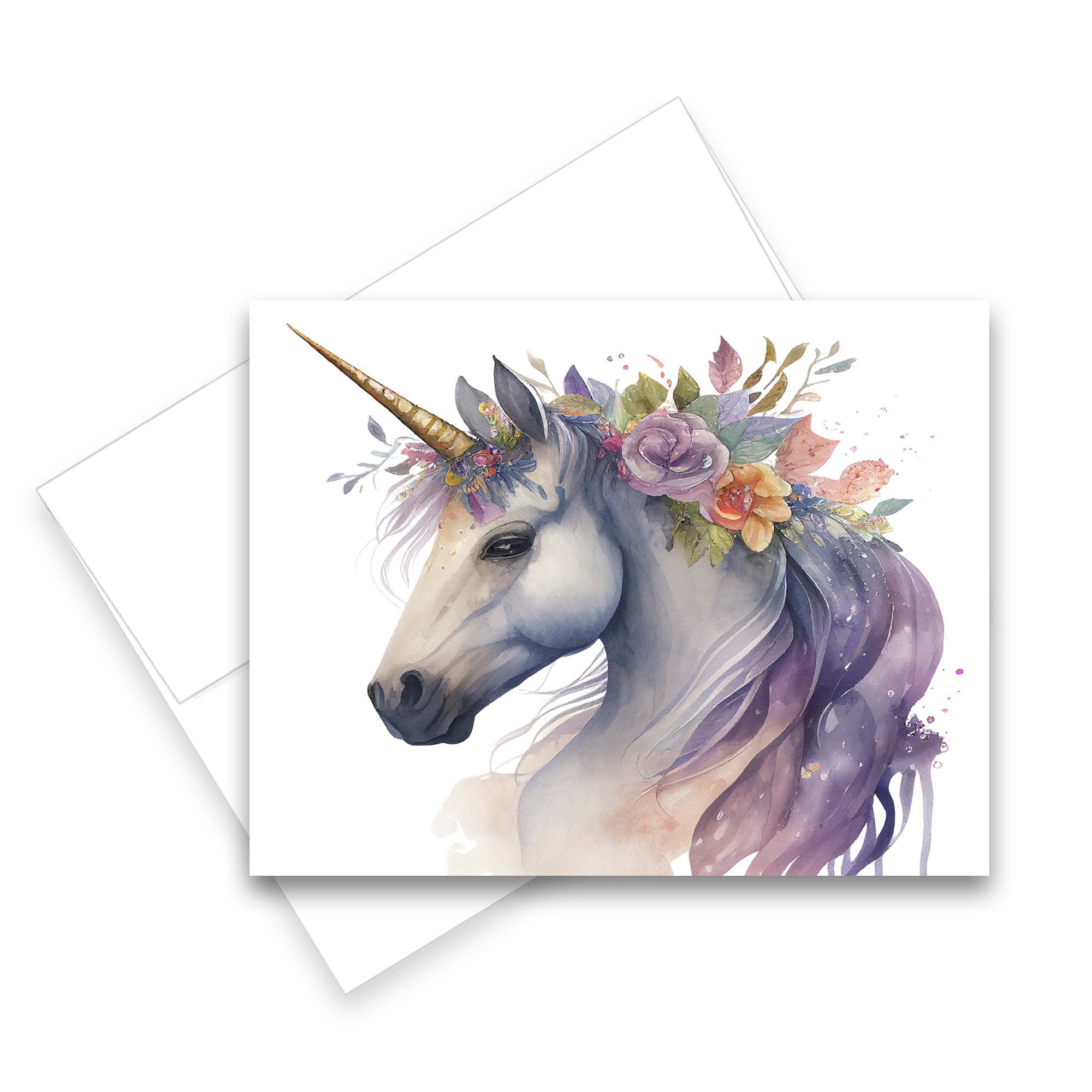 Unicorn greeting cards, all occasion note card set, Animal greeting cards, handmade notecards, greeting cards assortment animals