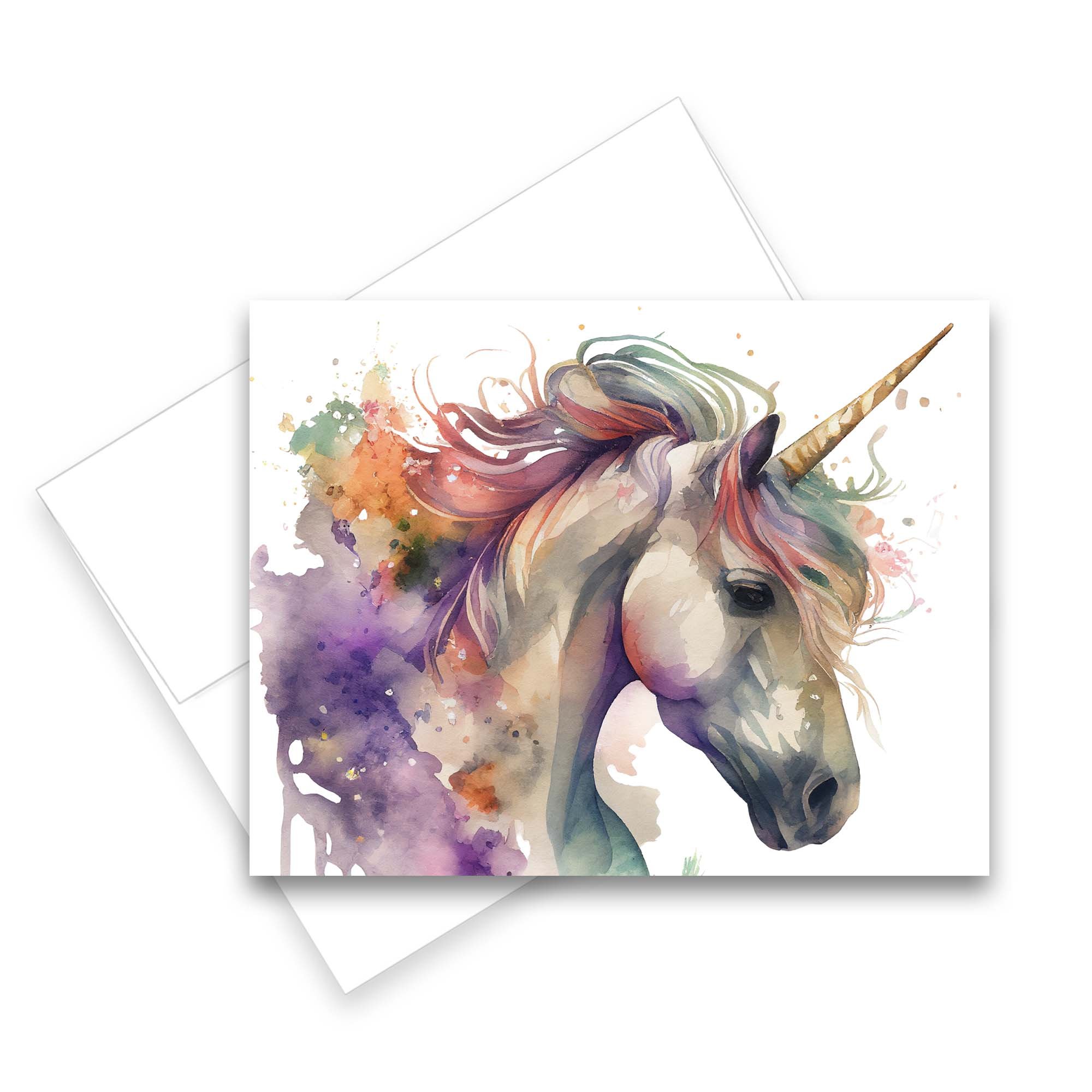 Unicorn greeting cards, all occasion note card set, Animal greeting cards, handmade notecards, greeting cards assortment animals
