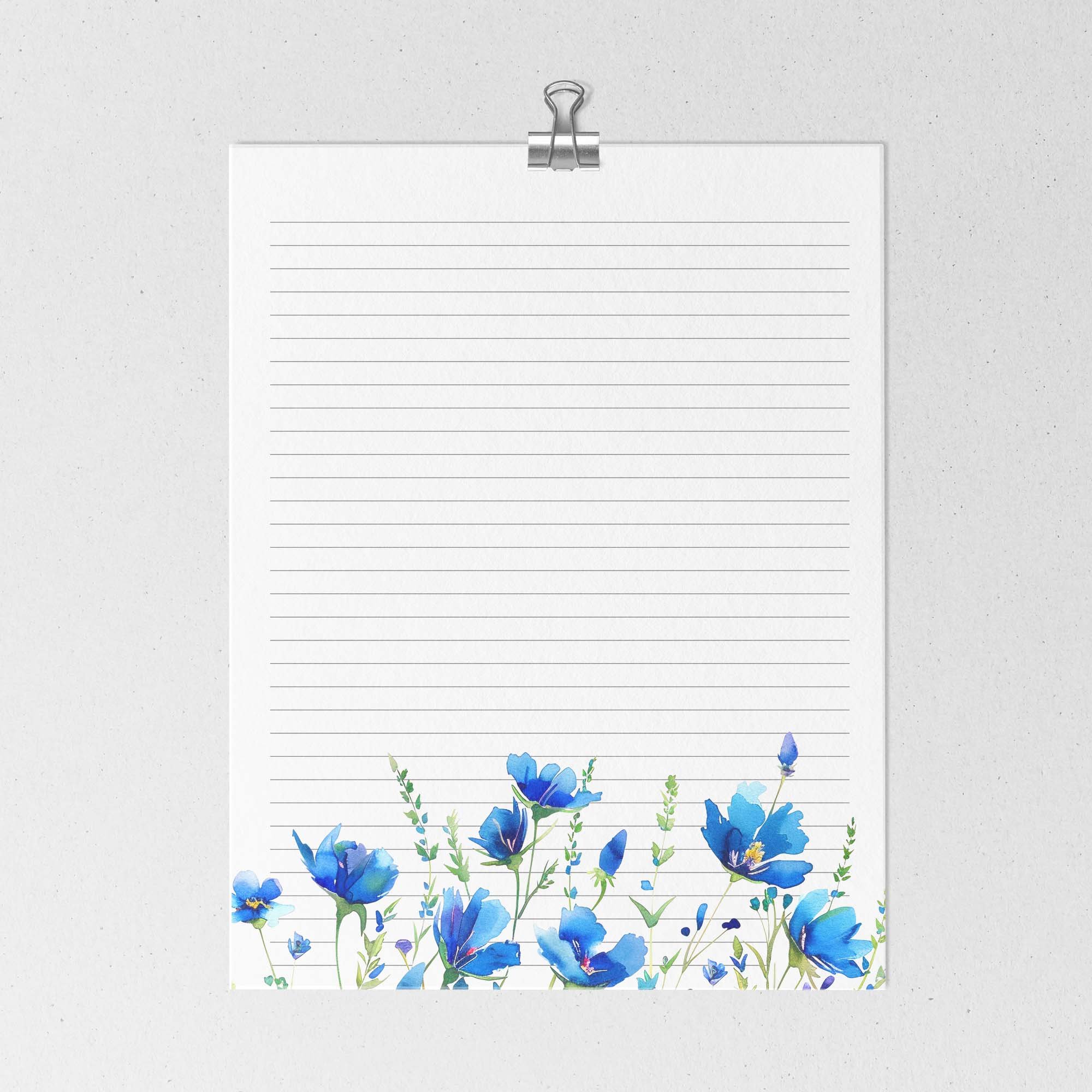 DPE012 web blue wildflower stationery.jpg