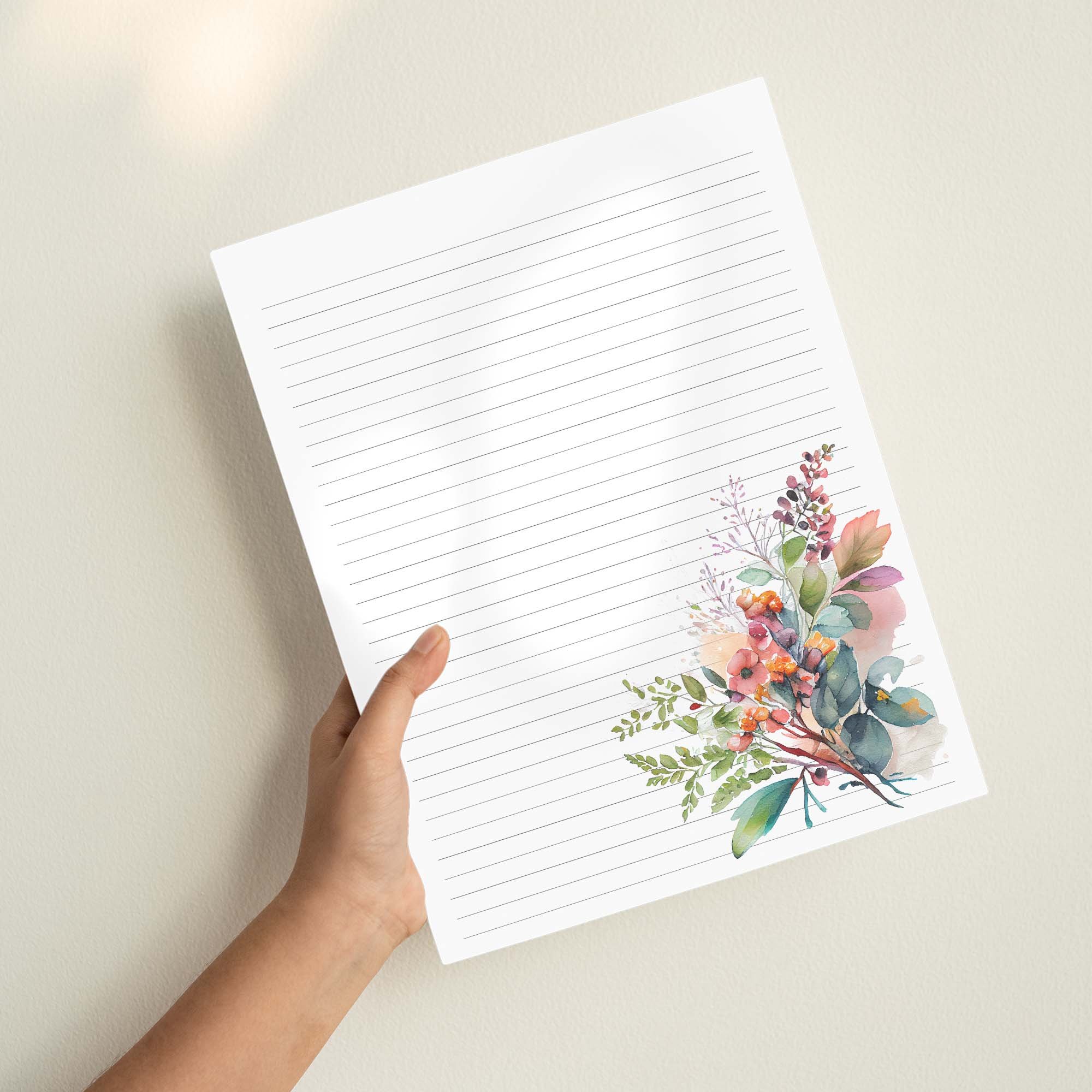 floral stationery, cute stationery, stationary set, stationery set, floral stationary