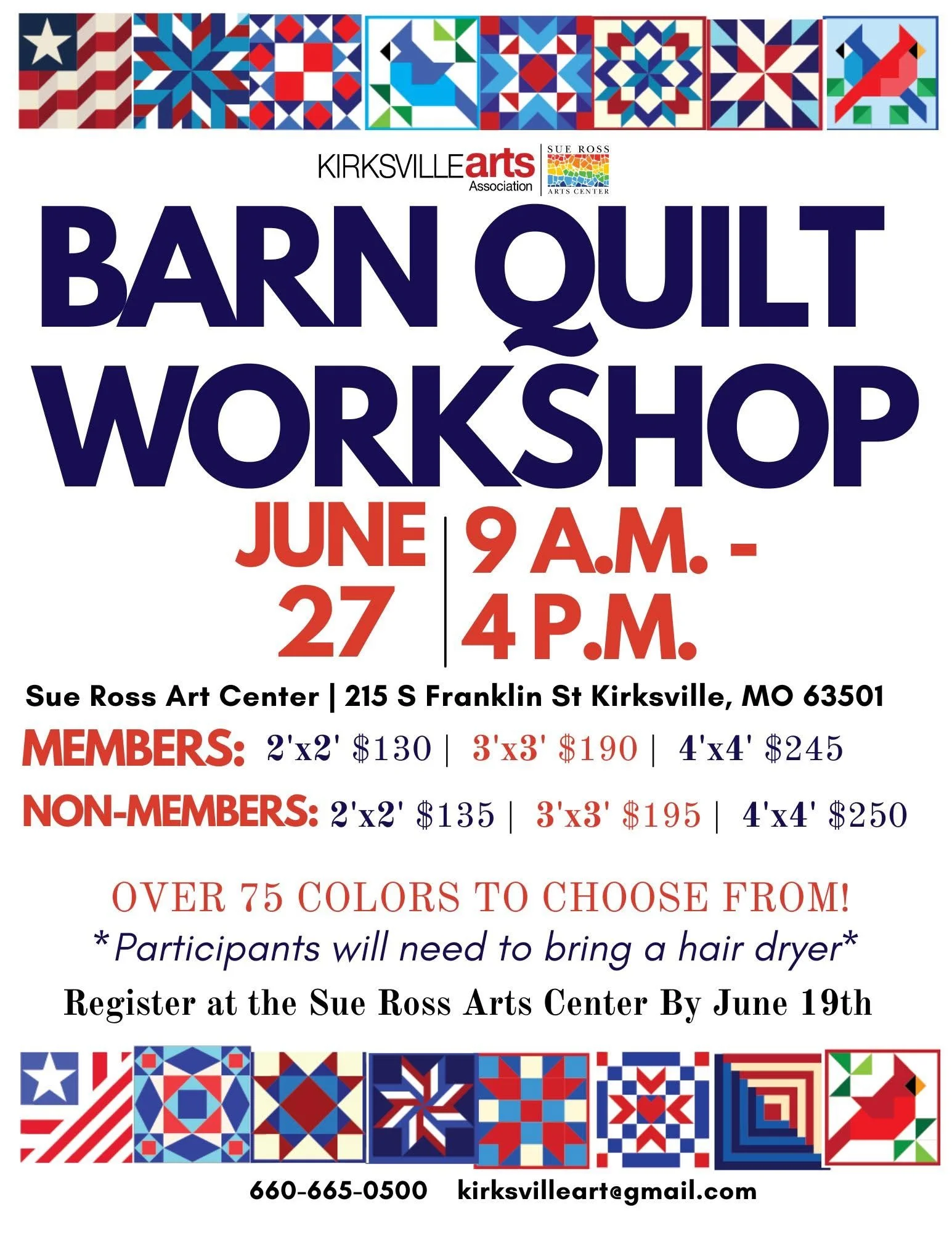 Barn Quilt Workshop