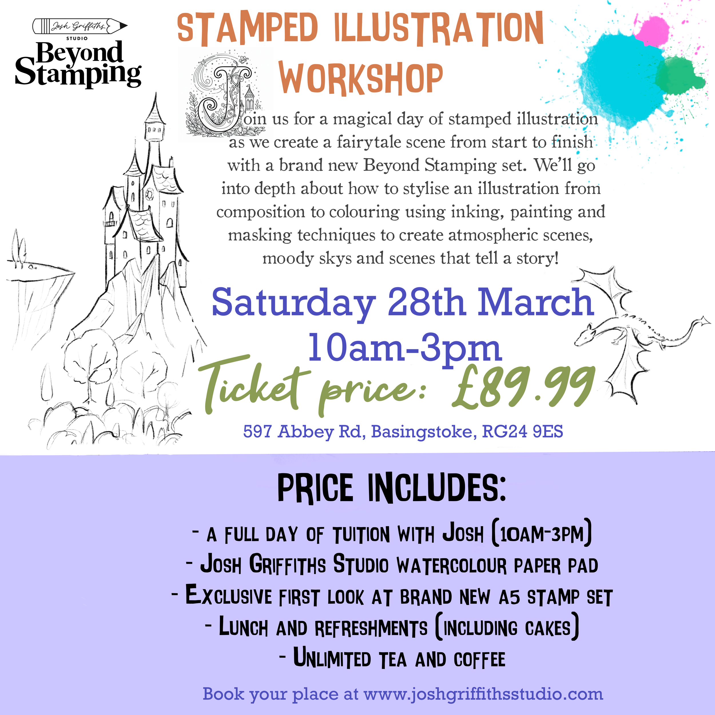 Stamped Illustration Workshop - Basingstoke