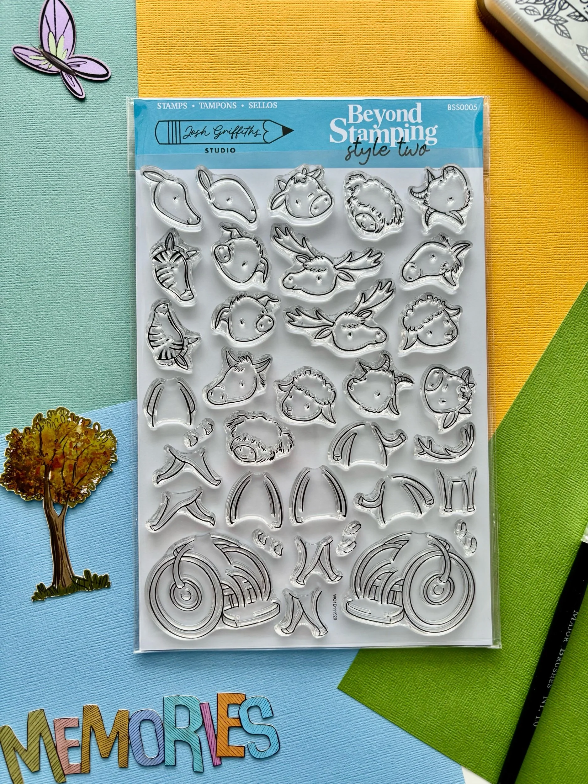 Beyond Stamping Style 2 -  Upright Animals #2