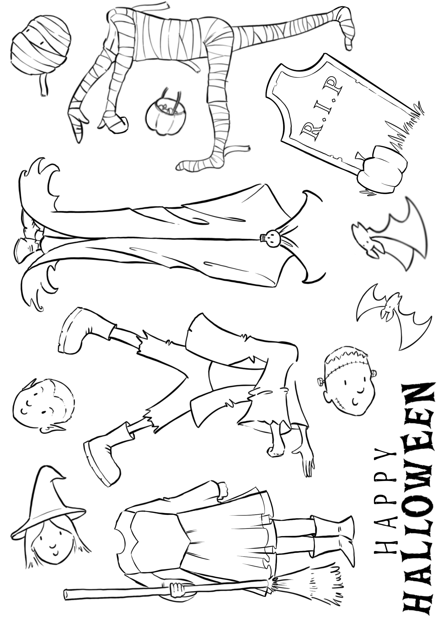 Pre-Order Halloween Costumes A6 size