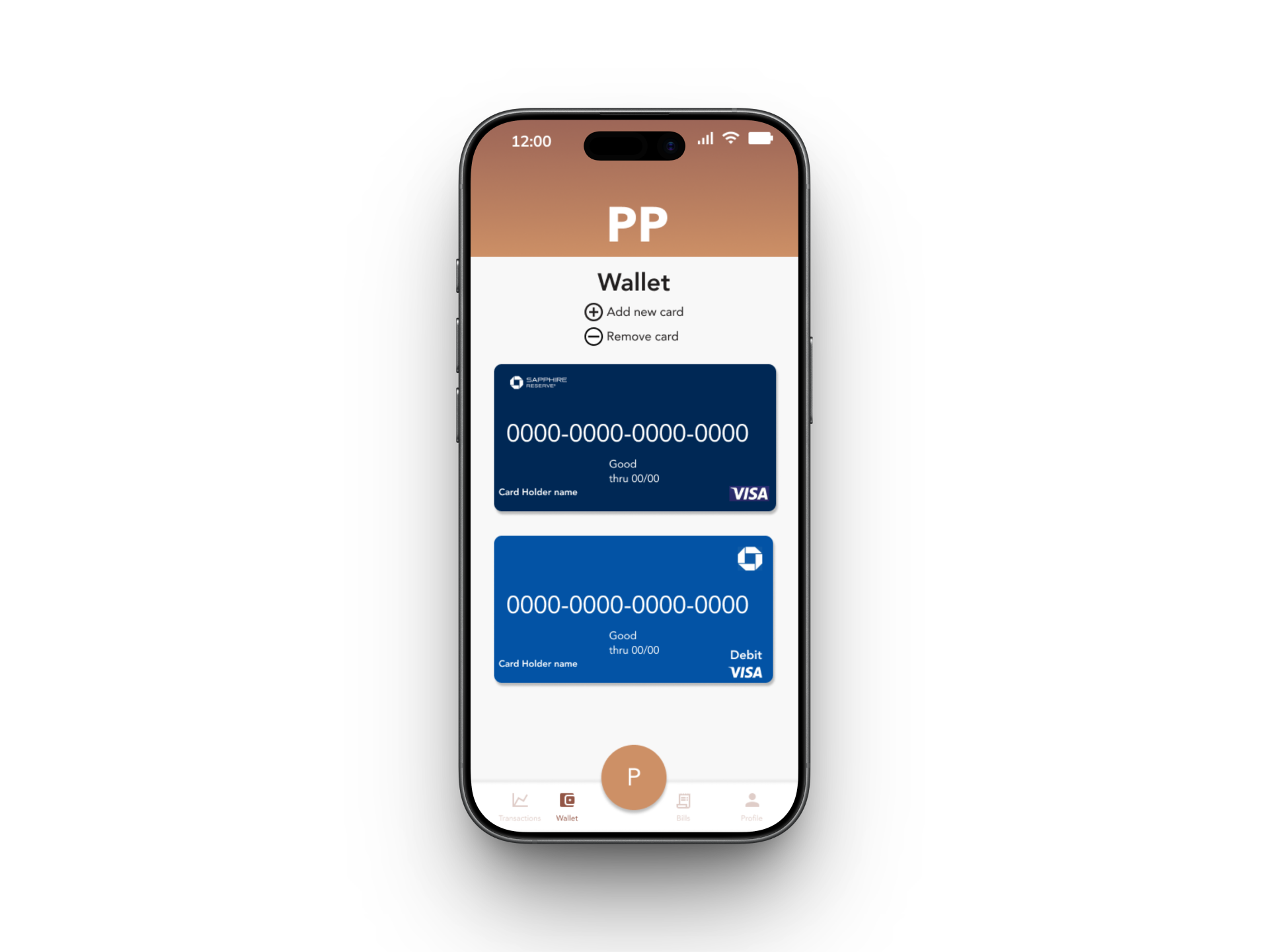 Step 2: E-Wallet (Unified Card Management) with a Tap/Pay Feature. 
Goal: "Tap. Pay. Done."