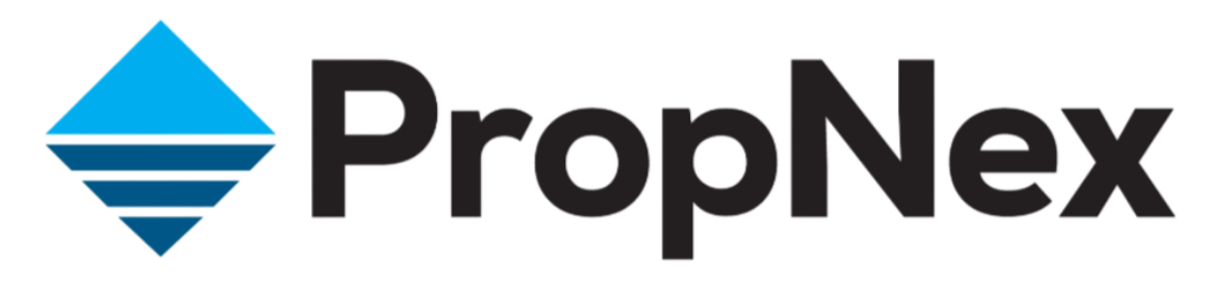PropNex logo with a blue diamond-shaped symbol and the company name in black text.