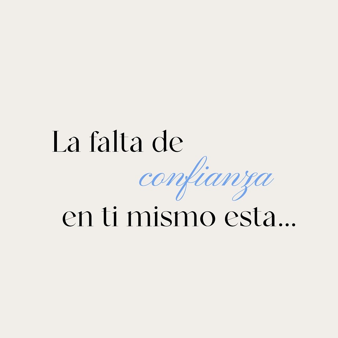 Cuando dudas de tu capacidad, te paralizas ante los retos y te cierras a las posibilidades de crecimiento. Atr&eacute;vete a creer en ti