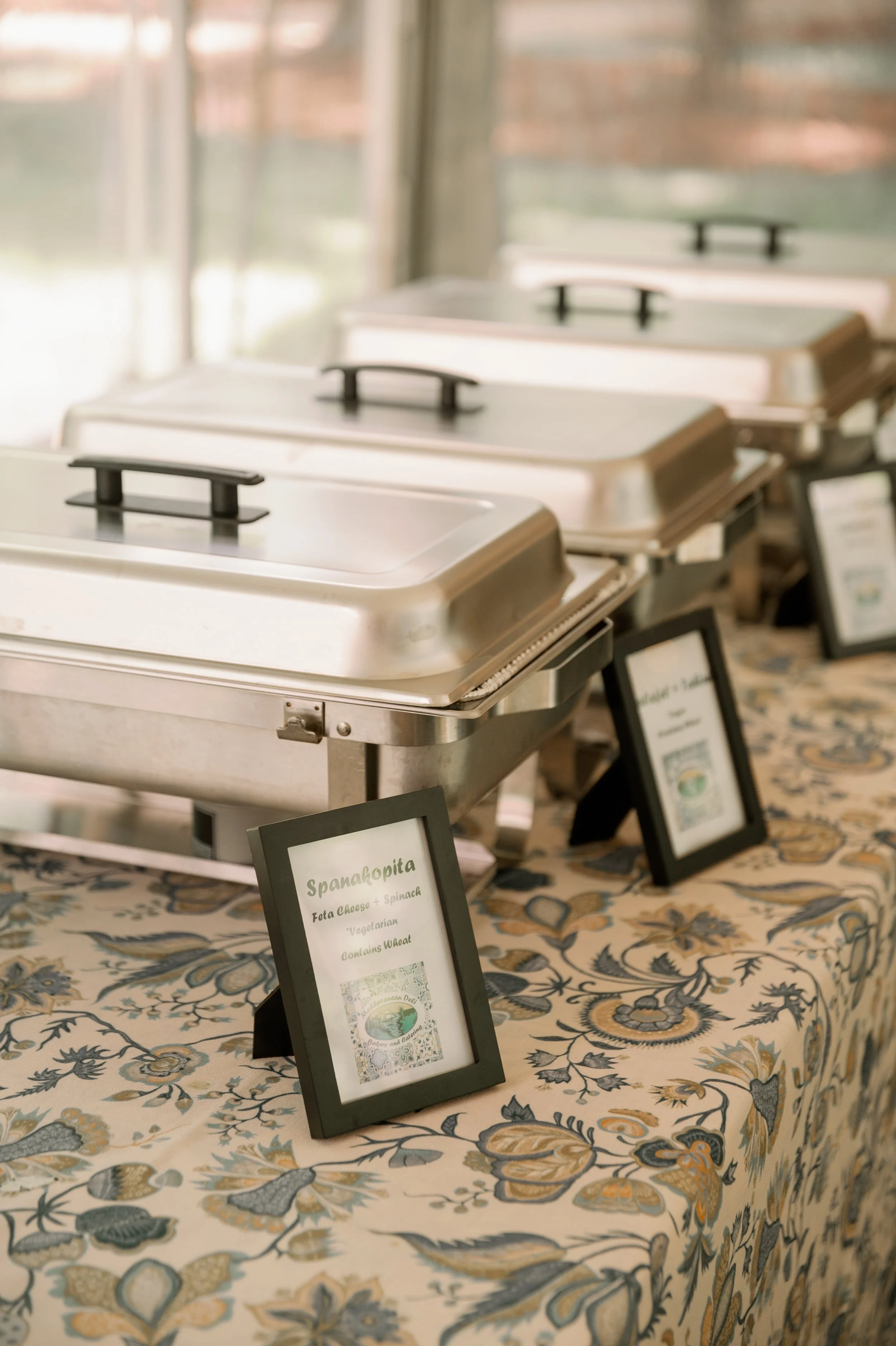 We offer Custom Signage for buffets as an add-on service