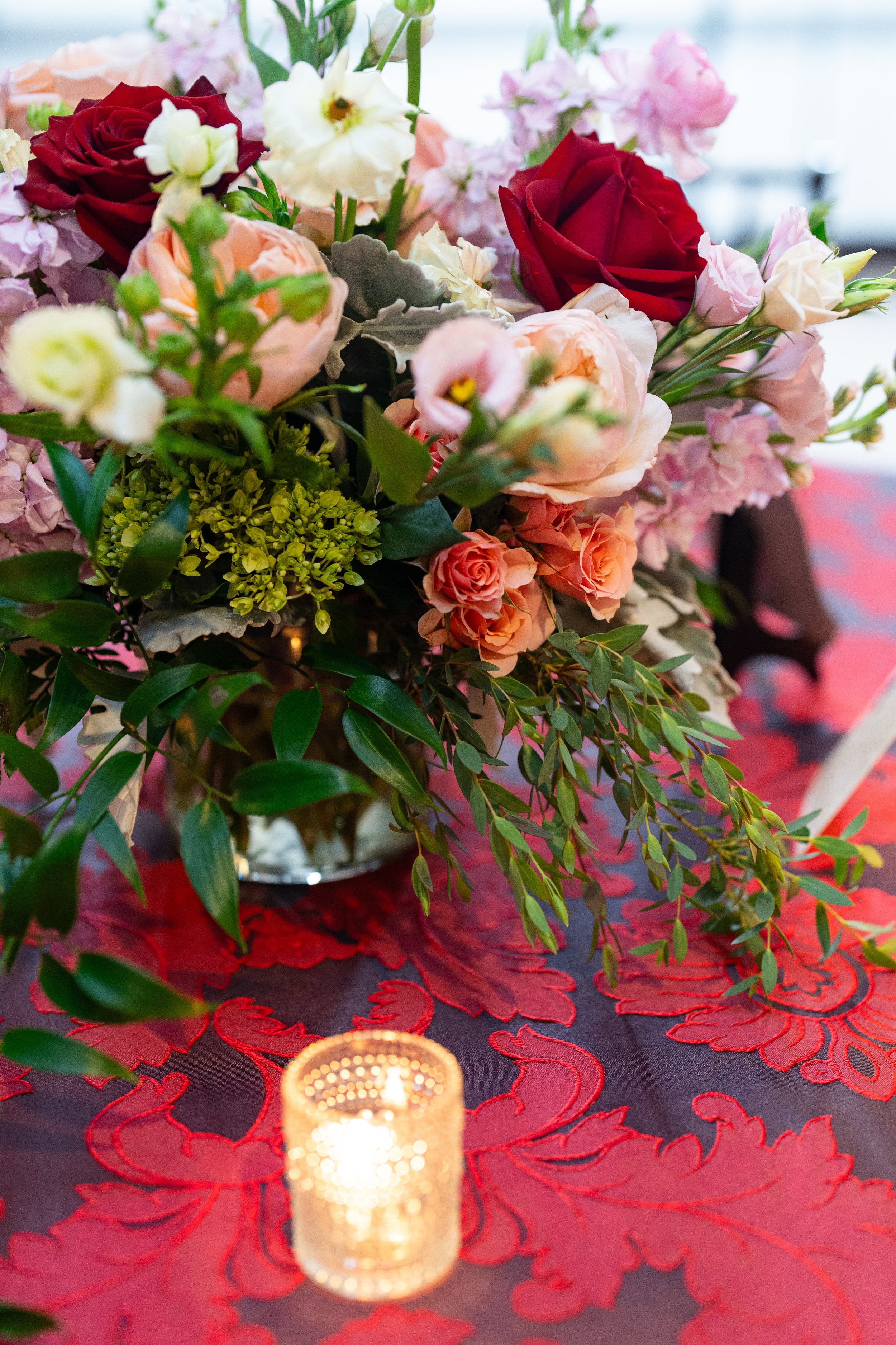 Moody Linens & Bright Florals