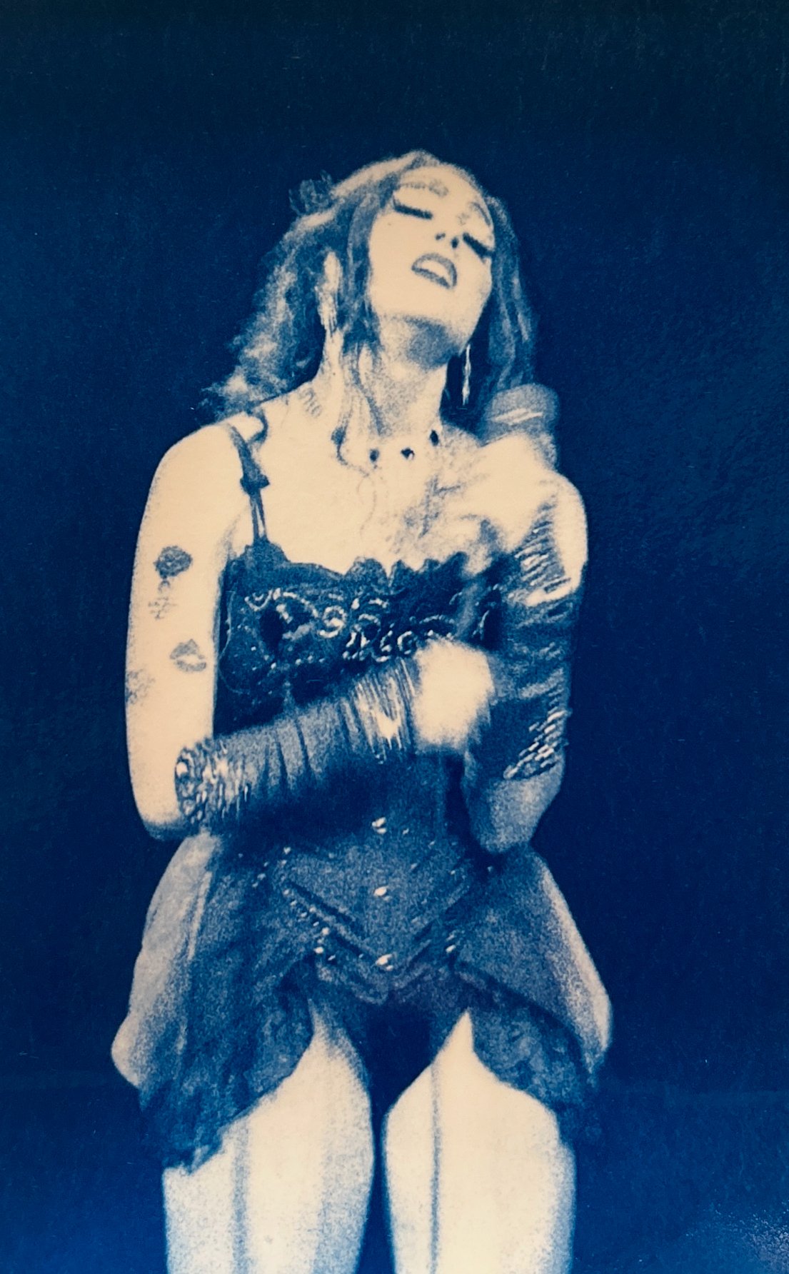 Chappell Roan (cyanotype print), 2022