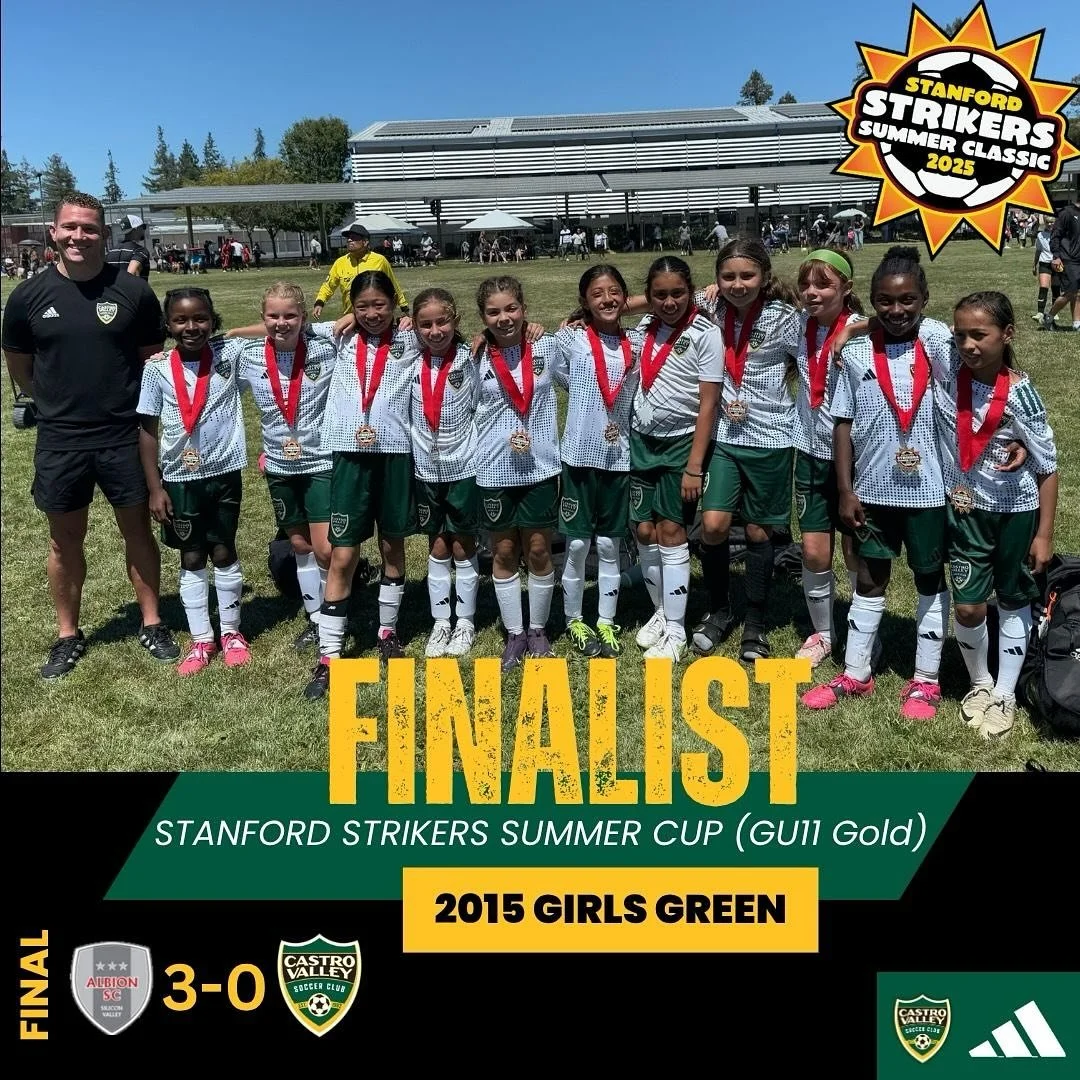 🎉 Big congrats to our 2015G Green team! 🎉

These girls kicked off their season strong with a 2nd place finish at the Stanford Striker&rsquo;s Tournament this past weekend. 🥈⚽️ Great effort, great teamwork, and a great start to the season! 💚

#CVS