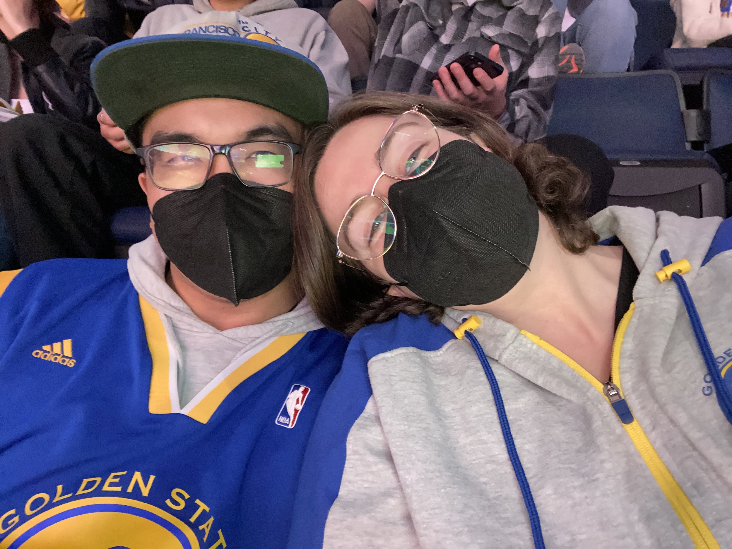 Golden State Warriors game with mah boo.