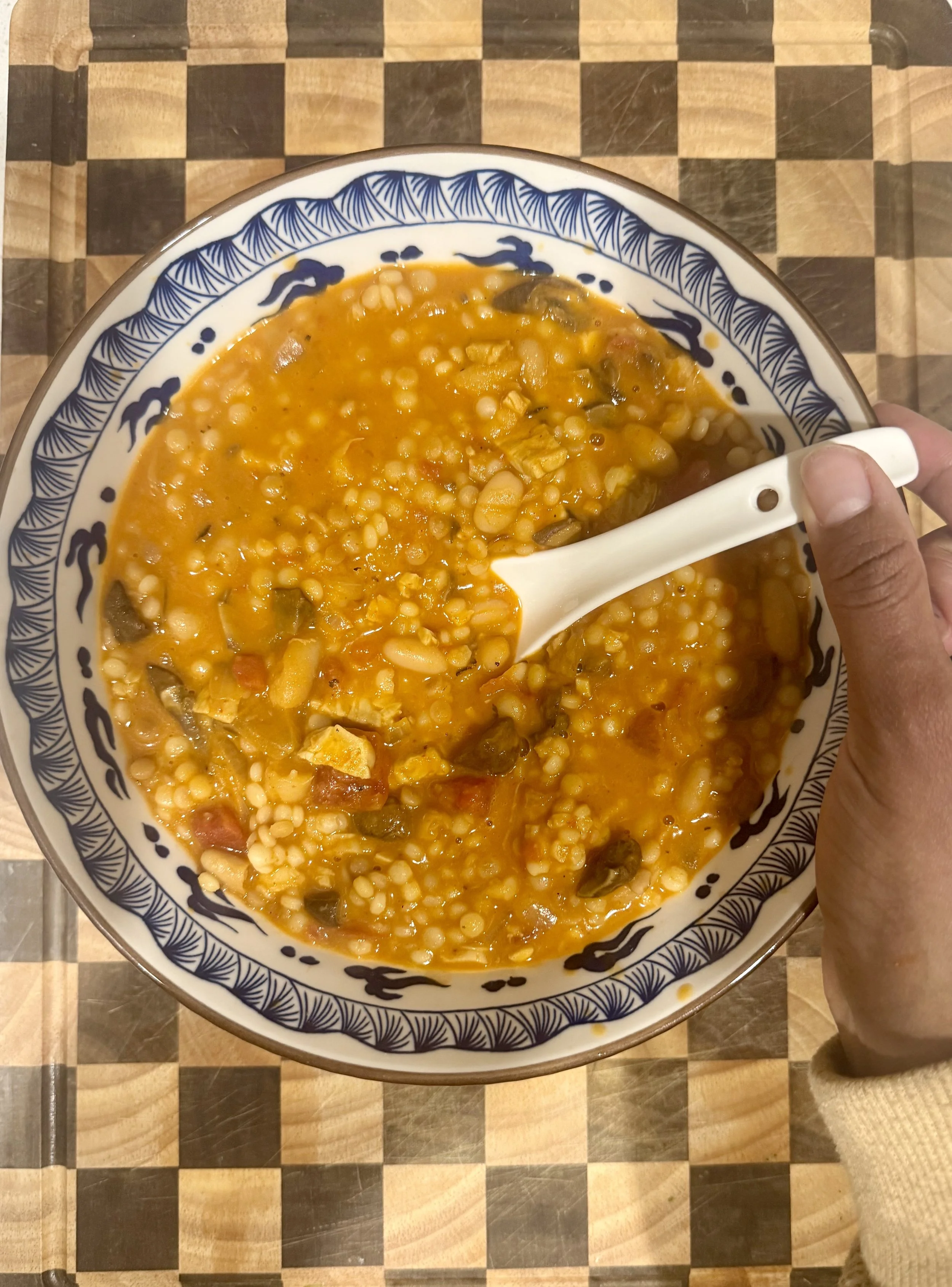 Easy Meal Prep Tempeh White Bean Stew (Vegan)
