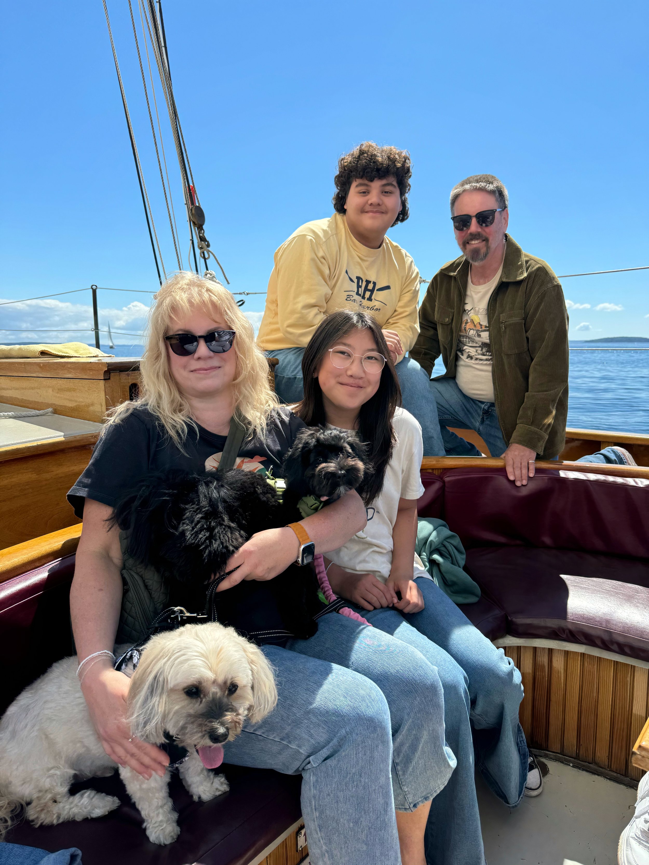 Sailing on a Schooner named Olad, Camden Maine