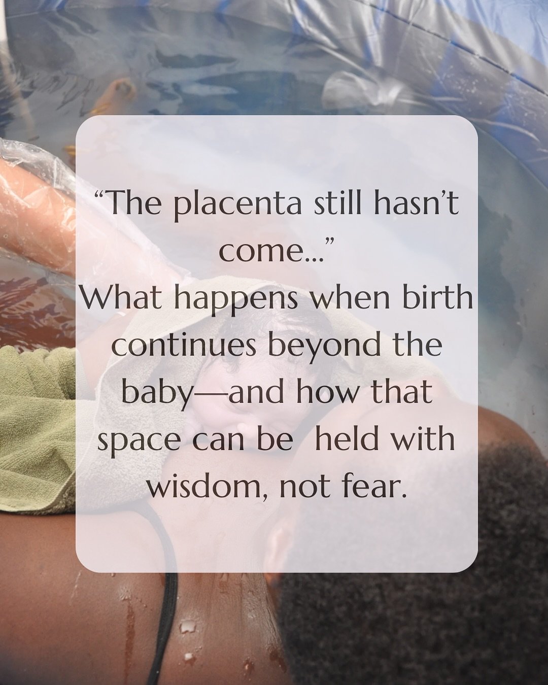 &ldquo;The baby&rsquo;s here&mdash;but the placenta hasn&rsquo;t come&hellip;&rdquo;

This post tells the story of a third stage that unfolded slowly&mdash;beyond what guidelines recommend, and certainly beyond what would be &ldquo;allowed&rdquo; in 