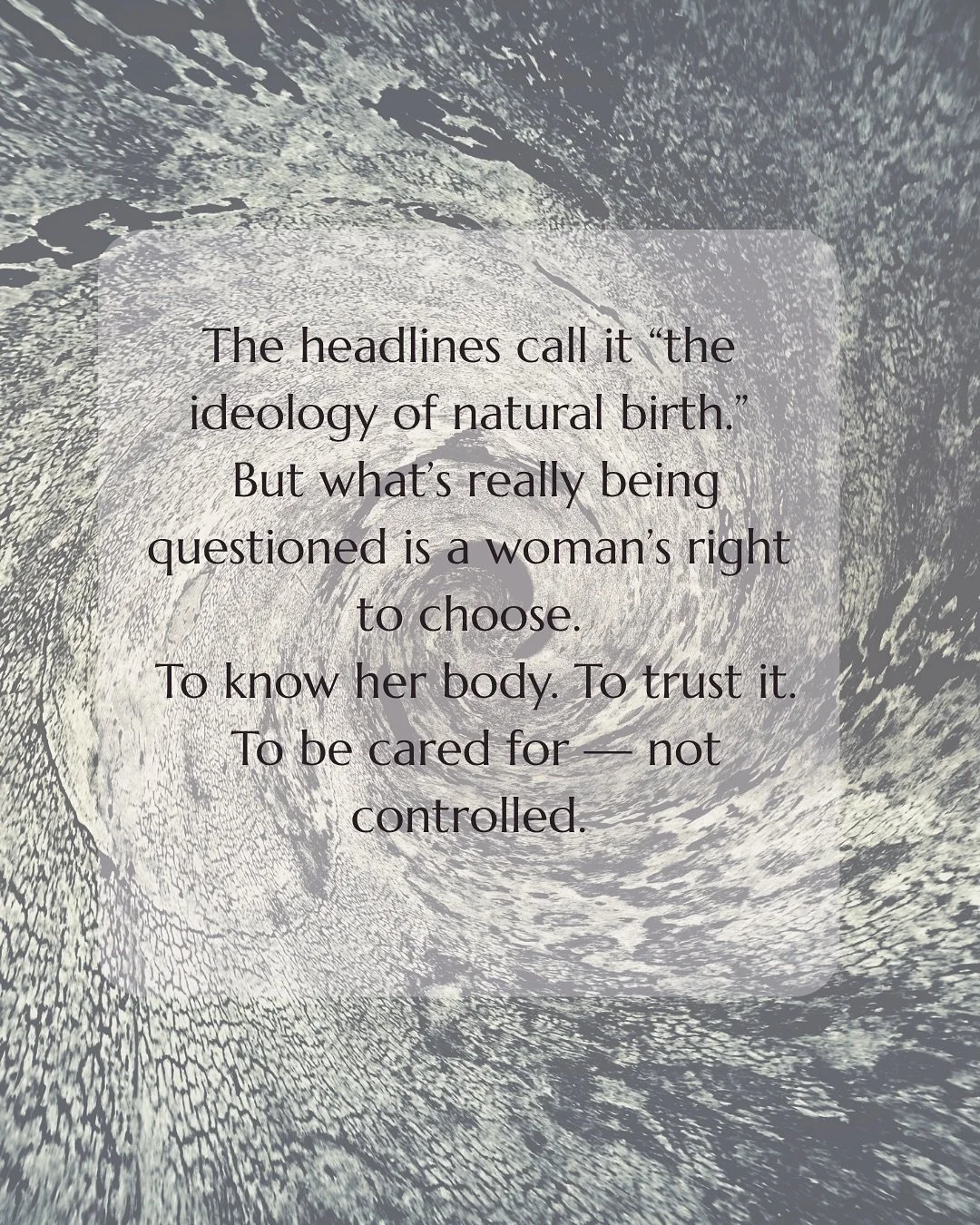 There&rsquo;s been a lot of noise lately about the &ldquo;ideology&rdquo; of natural birth.
But what&rsquo;s really being questioned is women&rsquo;s autonomy &mdash; their right to trust their bodies, to make informed decisions, and to birth on thei
