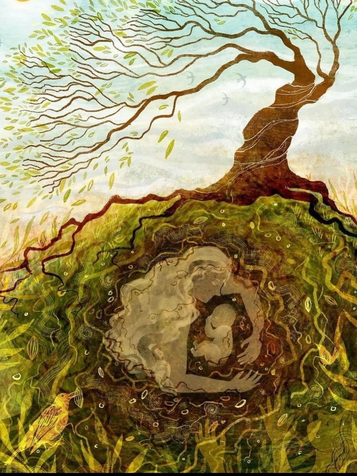 Welcoming the Winter Solstice ❄️
The longest night of the year &mdash; a sacred pause before the light returns.

In Anglo-Saxon tradition, this night was known as Modraniht &mdash; Mother Night &mdash; a time honoring the mothers, the maternal line, 