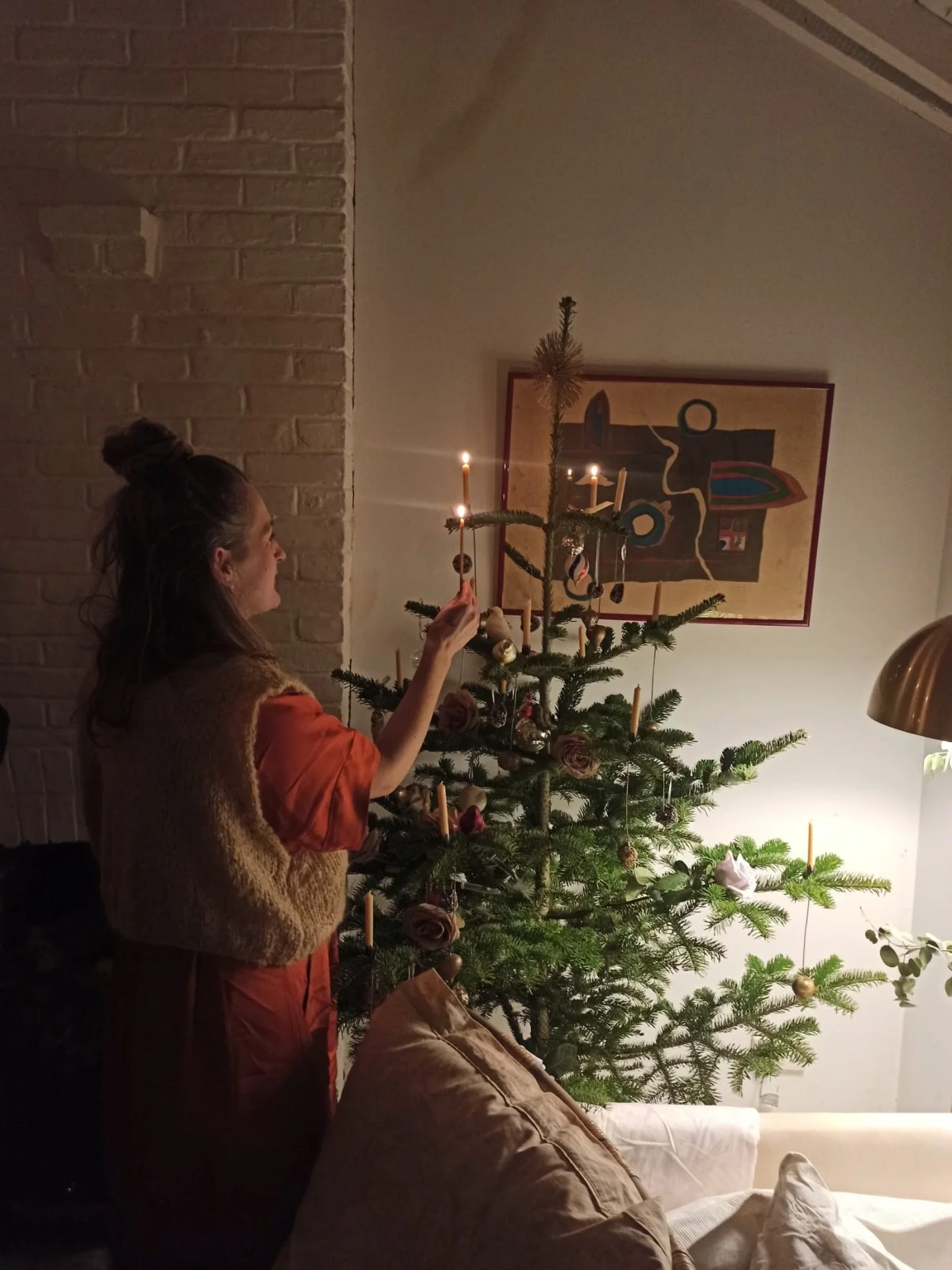 Lighting the Christmas tree for the first time this year on Christmas Eve. One candle at a time and one wish at a time. Taking a moment to look at what&rsquo;s in our hearts and to feel into all that I am so grateful for this past year. 
A busy 6 mon