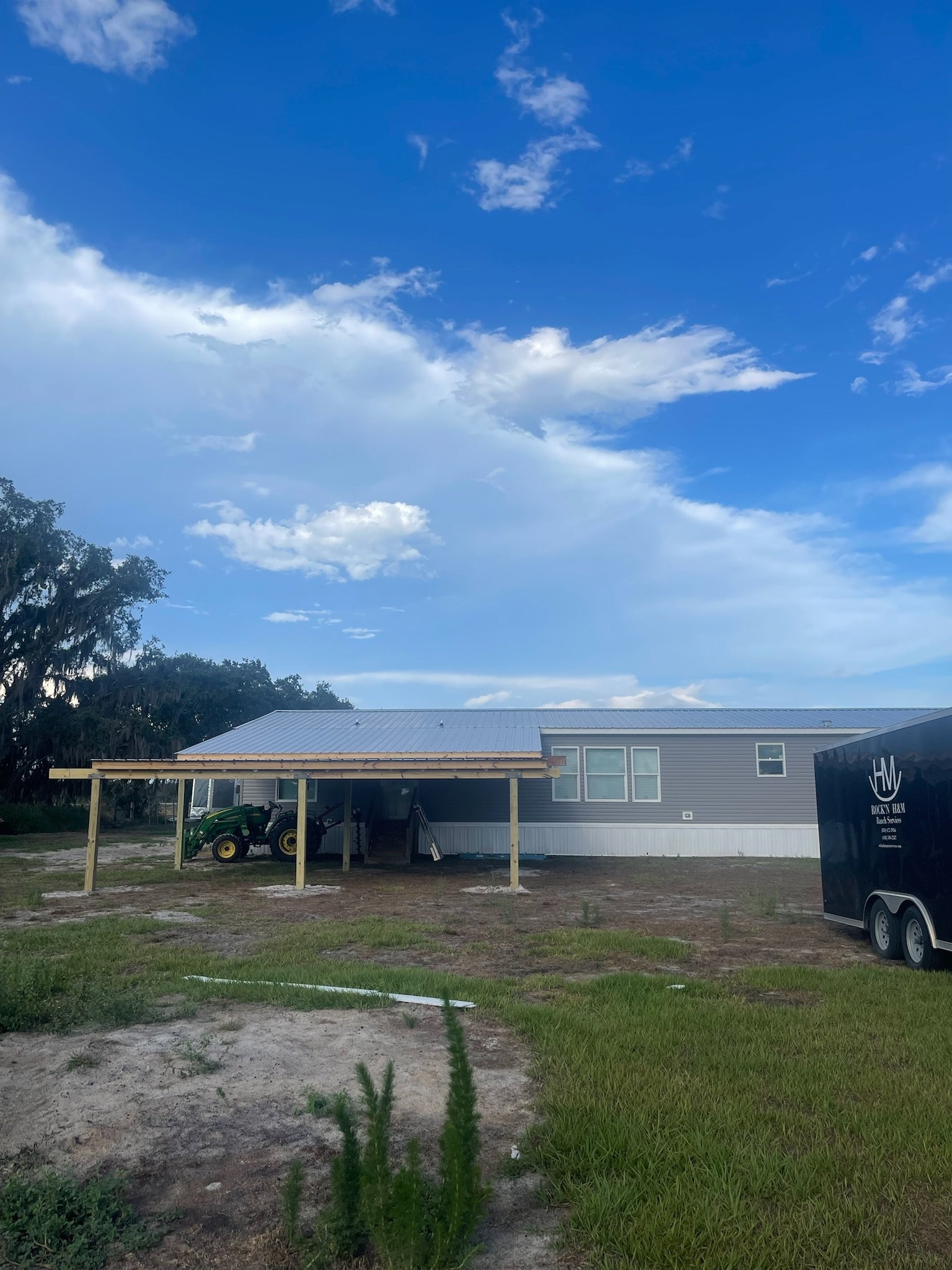 After- Covered porch addition