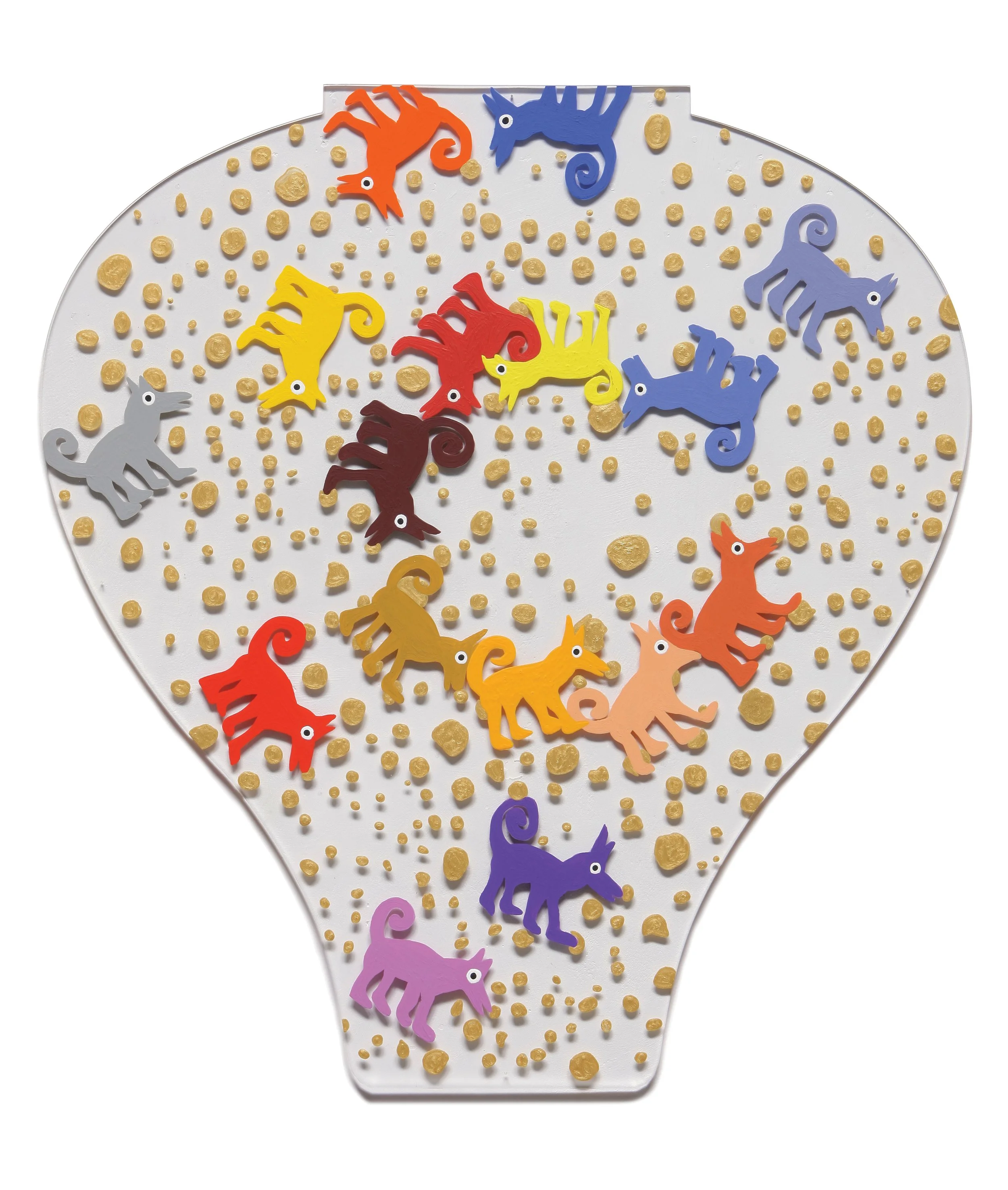 Jar Ⅰ, 50x50cm, Gouache on Acryl, 2010