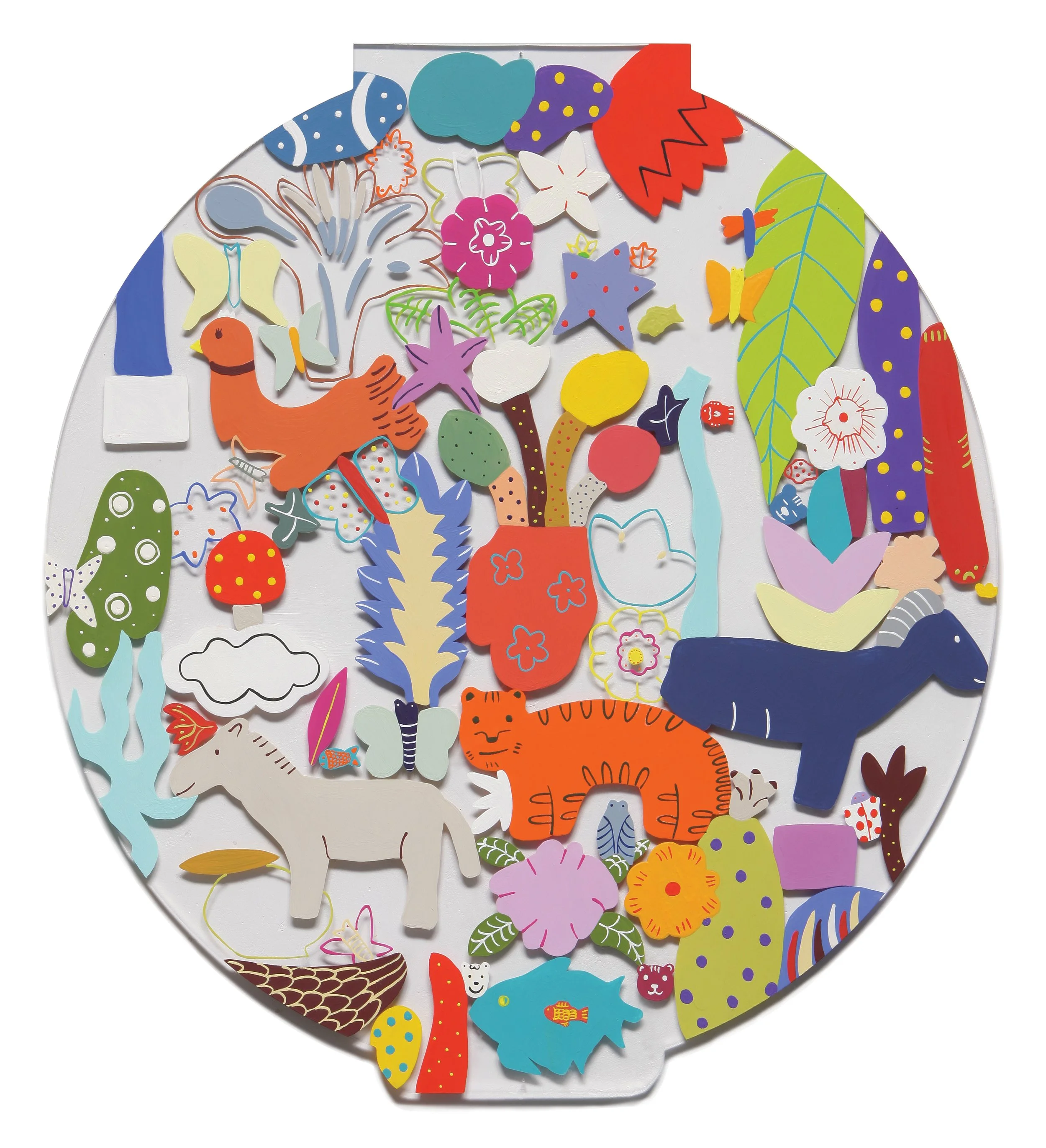 Jar III, 50x45cm, Gouache on Acryl, 2010