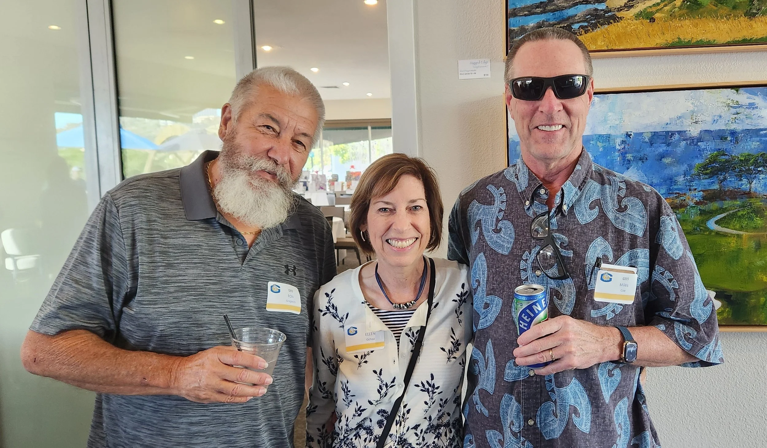 Ron Gregorich, Ellen Ochoa, Coe Miles