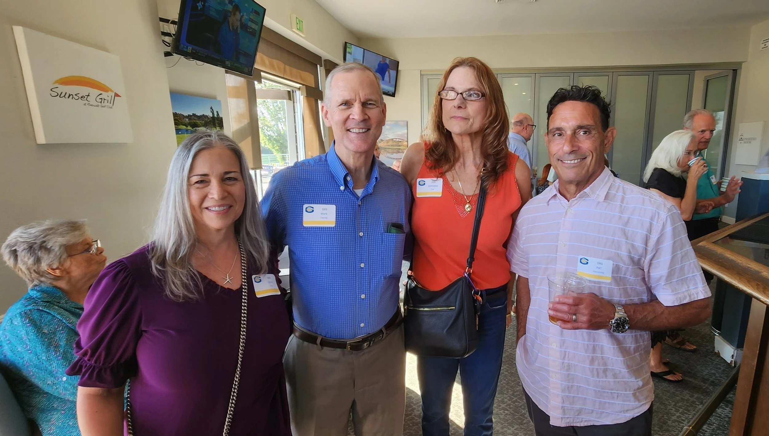 Sylvia Poe, Mark Tierney, Barbara Poe, Pat Panzarella