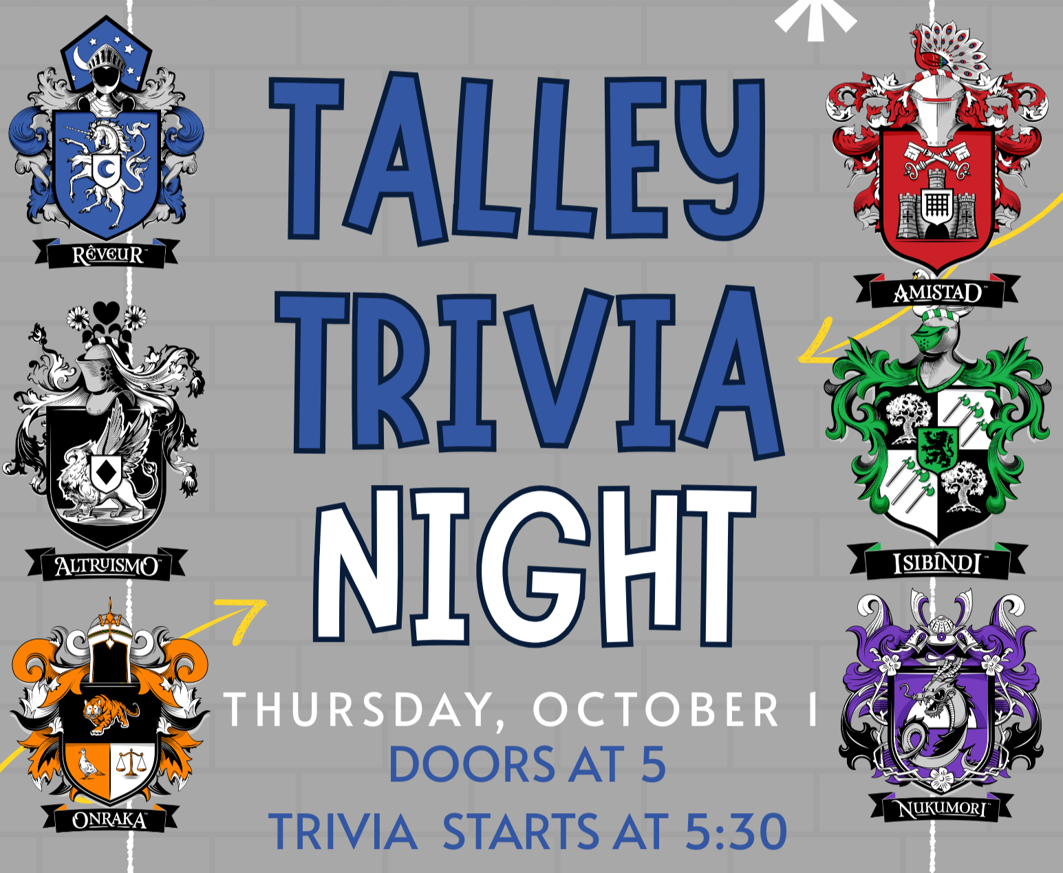 Bring your family to Talley’s Family Trivia Night 2026