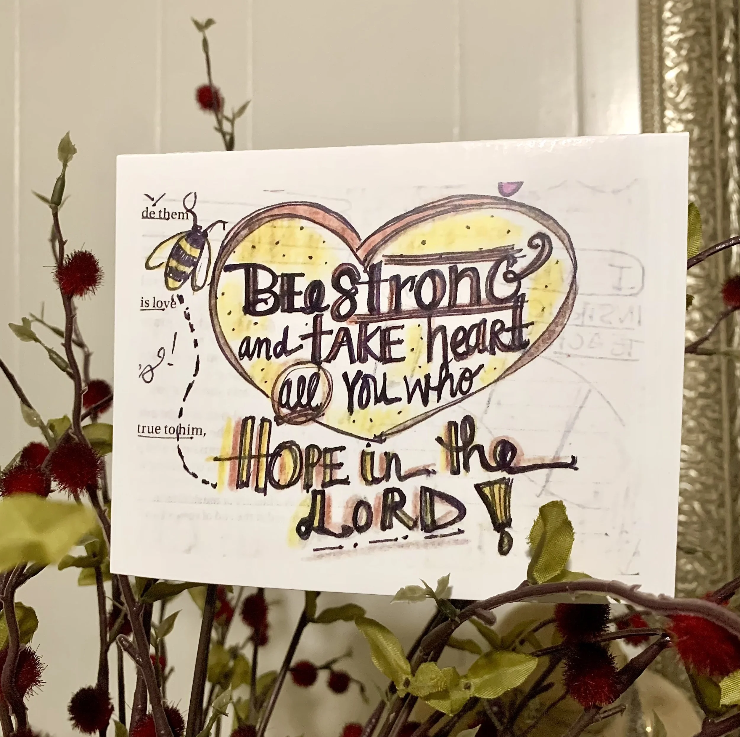 Bee Strong | Card
