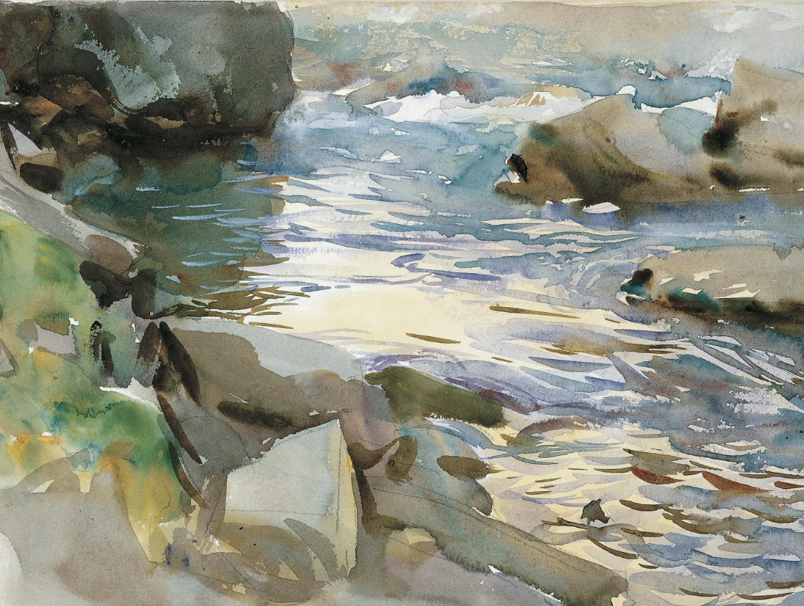 Watercolor Plein Air Landscape
