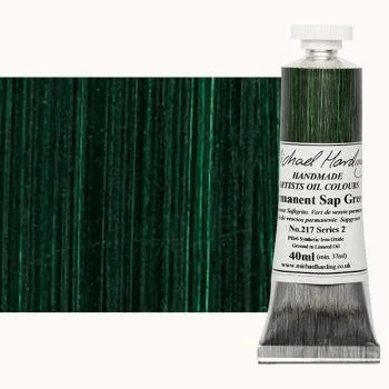 Michael Harding Oil Colours - Permanent Sap Green (40ml)