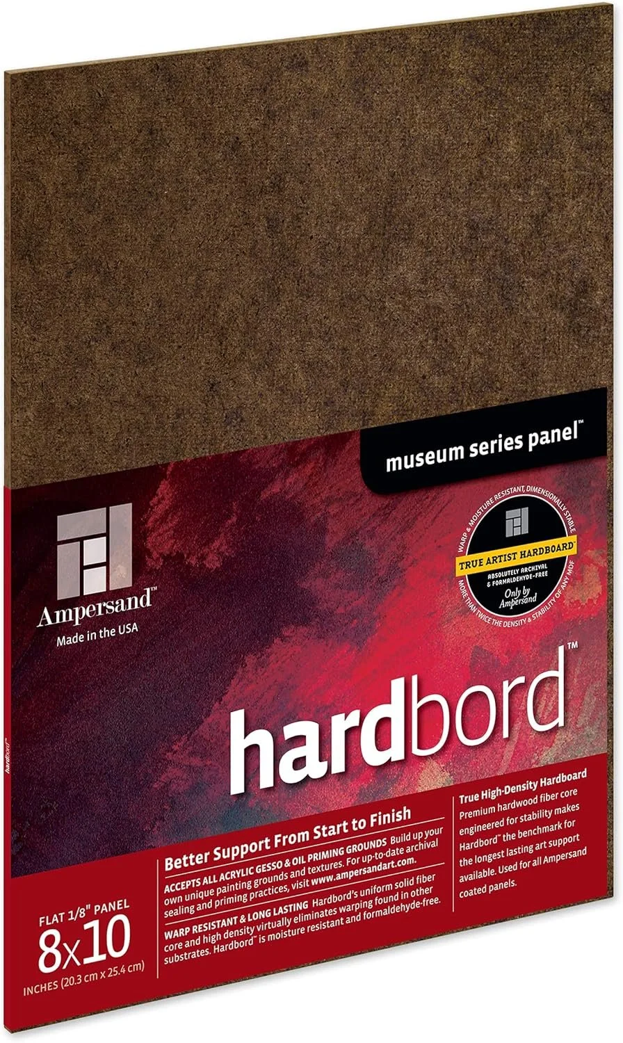 Ampersand Hardbord Unprimed Panel