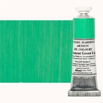 Michael Harding Oil Colours - Permanent Green Light (40ml)