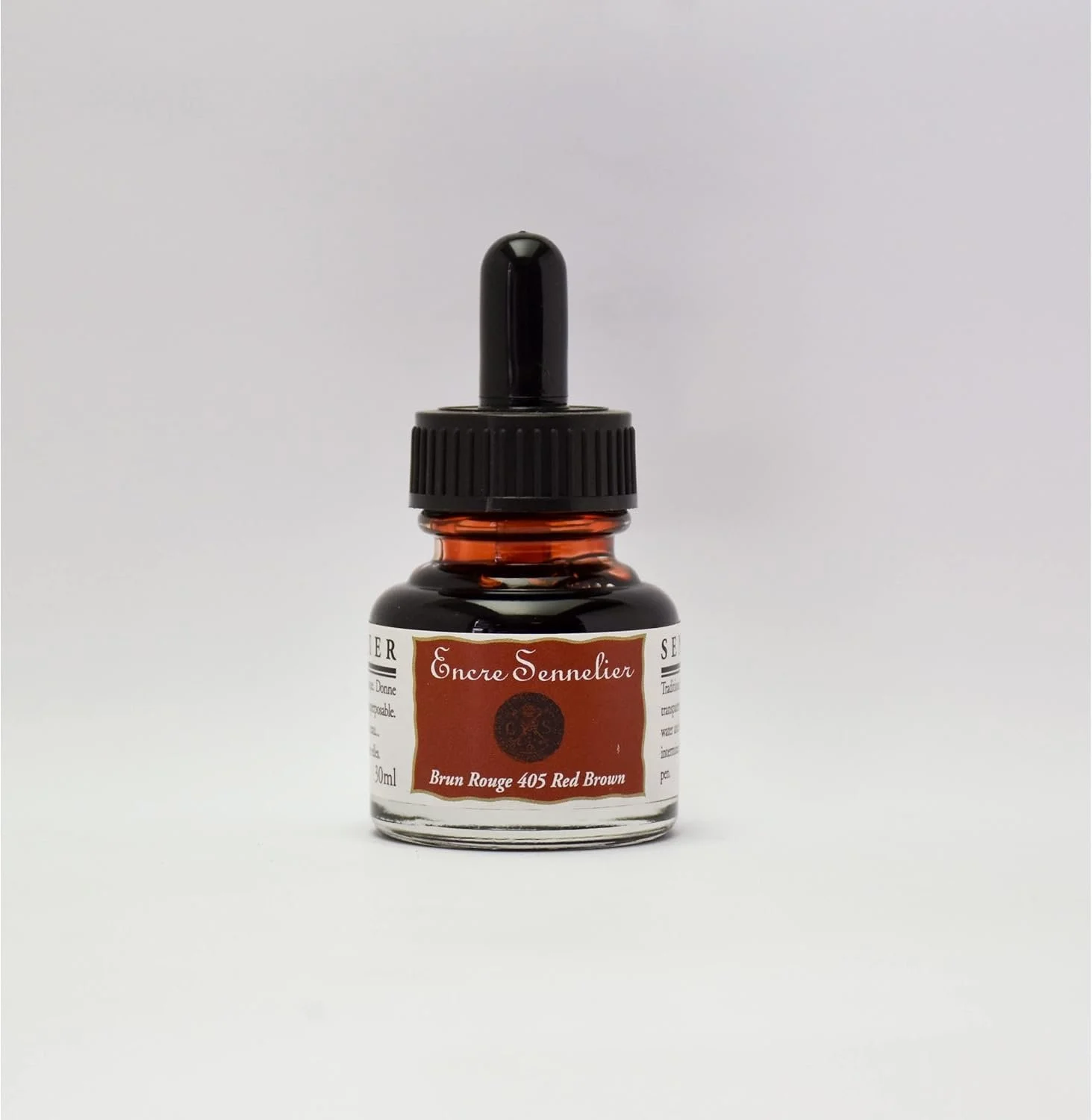 Sennelier 30ml Bottle Drawing Ink, Red Brown