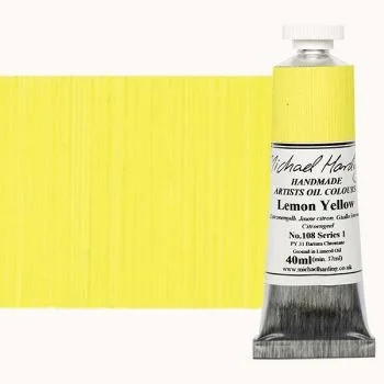 Michael Harding Oil Colours - Lemon Yellow (40ml)