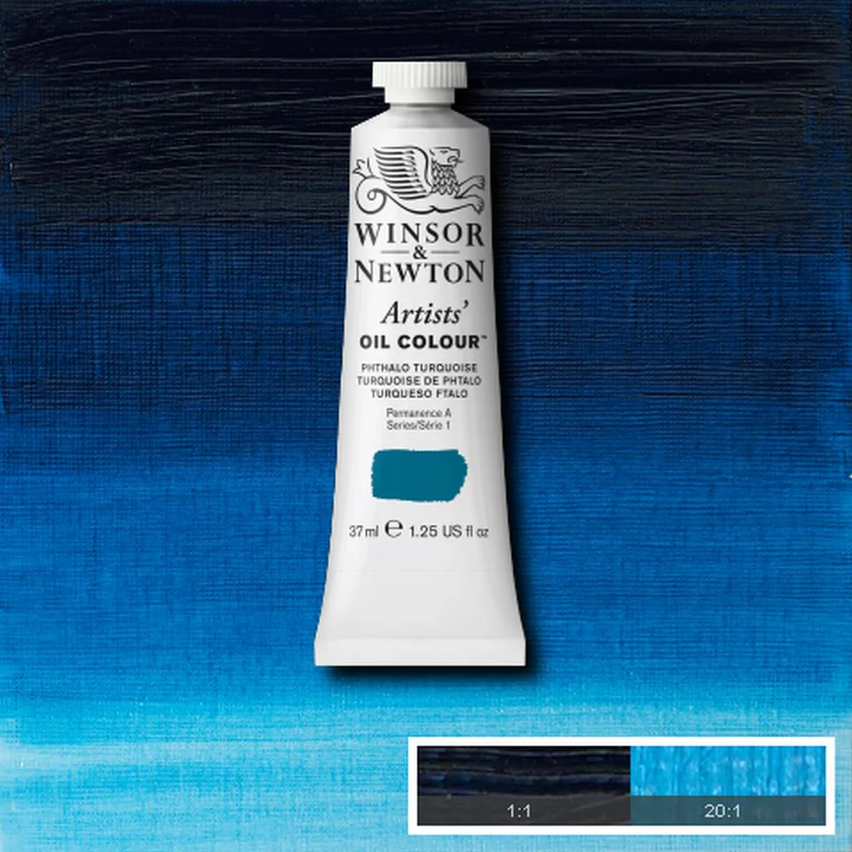 Winsor & Newton Artists’ Oil Color – Phthalo Turquoise (37ml)