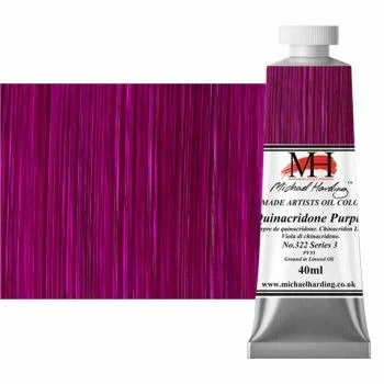 Michael Harding Oil Colours - Quinacridone Purple (40ml)