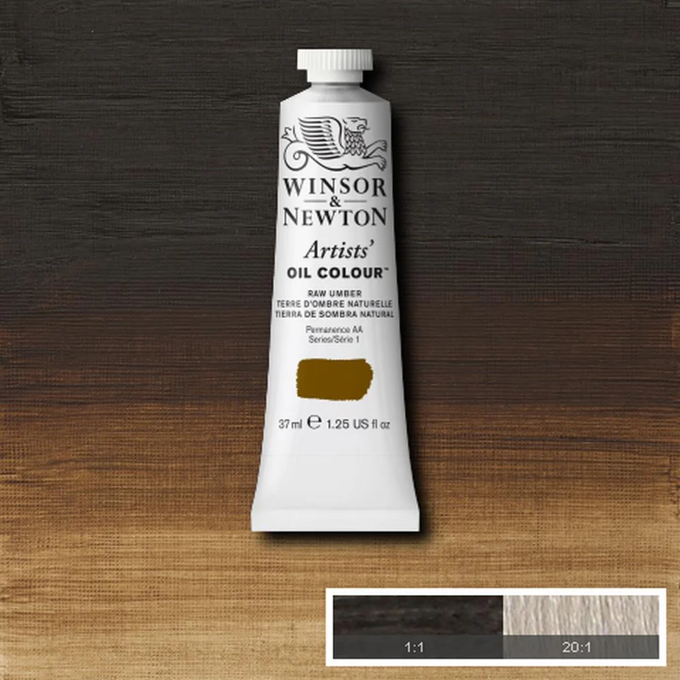 Winsor & Newton Artists’ Oil Color – Raw Umber (37ml)