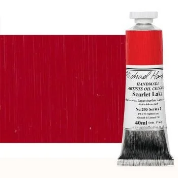 Michael Harding Oil Colours - Scarlet Lake (40ml)