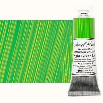 Michael Harding Oil Colours - Bright Green Lake (40ml)