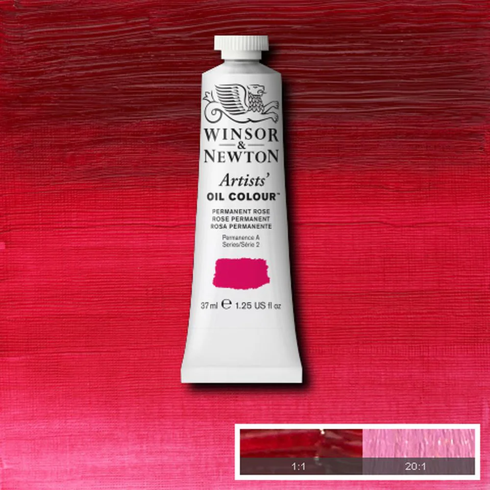 Winsor & Newton Artists’ Oil Color – Permanent Rose (37ml)