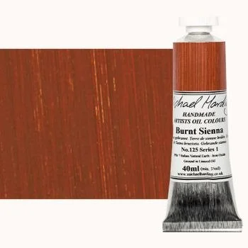 Michael Harding Oil Colours - Burnt Sienna (40ml)