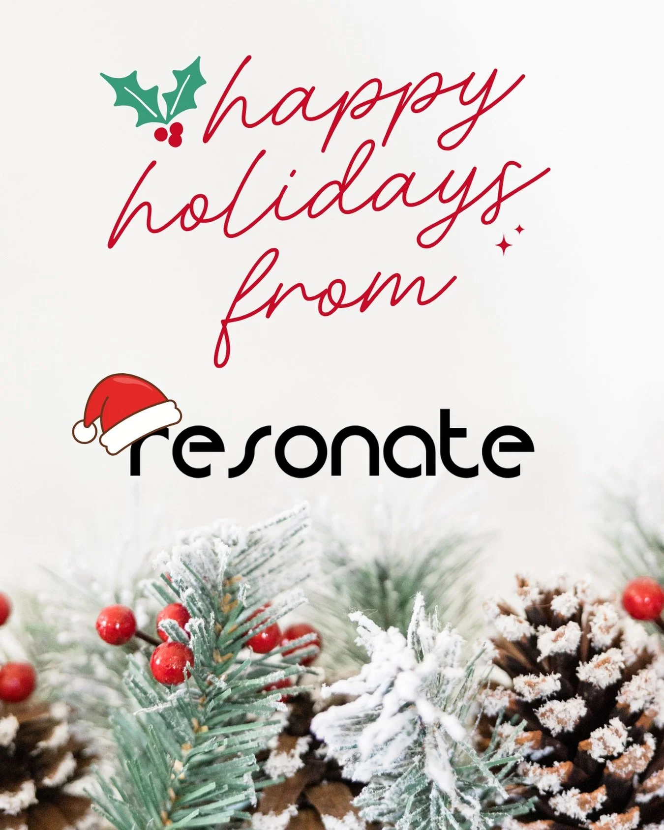 Happy Holidays from Resonate 🎄
As we close out the year, we&rsquo;re grateful for every person who walked through our doors, created in this space, learned something new, or found community here. Resonate exists because of the artists, families, cre