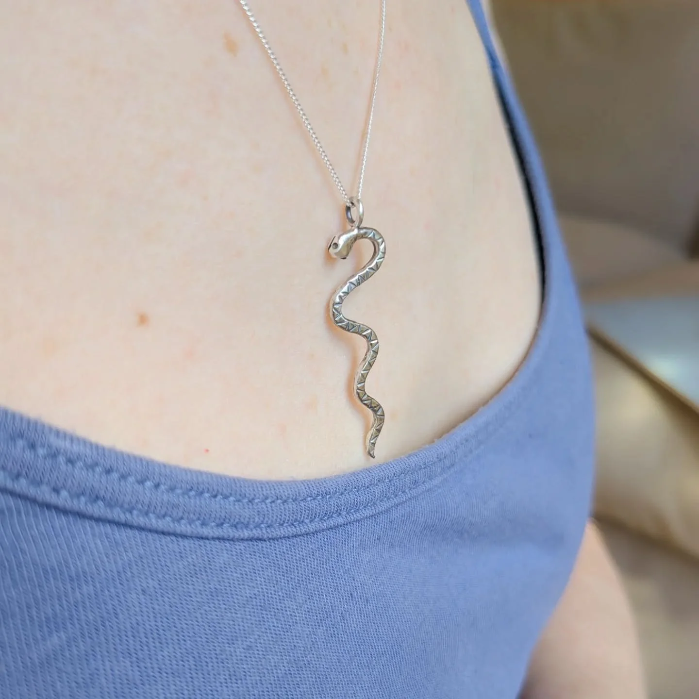 A few serpents have appeared on my website 🐍🐍

When I can afford some more silver, I'll be making some serpent rings 🙈

#serpentjewelry #snakejewellery #kundalinirising #ecosilverjewellery #jewellerywithmeaning