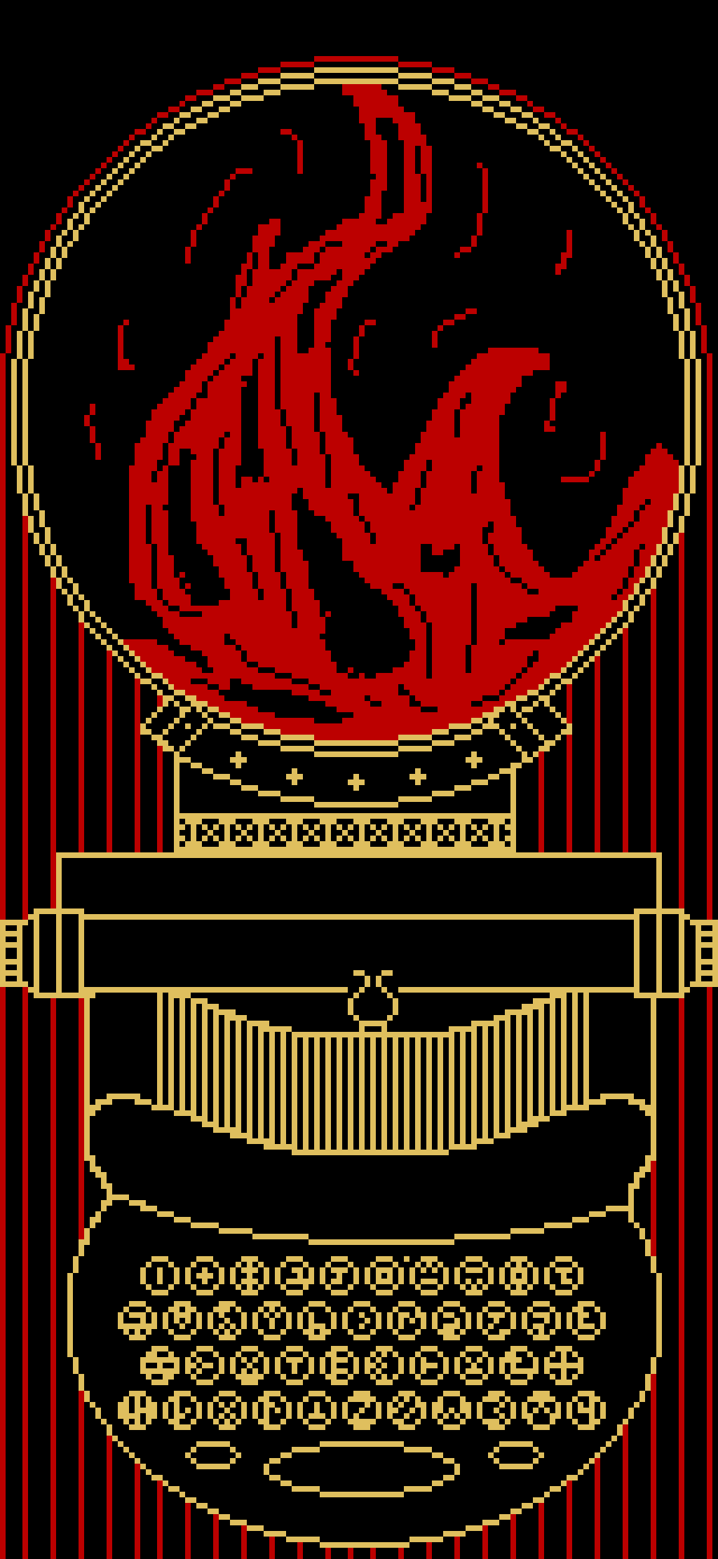 Pixel fan Art of Blood Over Brighthaven