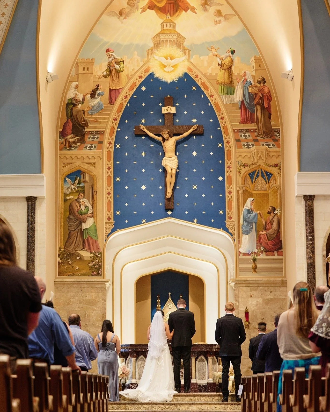 Catholic faith filled wedding day for Alex and Mary Courneya 💒💍 

Church: Church: @sts.annejoachim 
Reception: The Armory Event Center - Moorhead, MN 
Dress: @azaziebridal 
Menswear: @menswearhouse 
DJ: @pike.presents 
Hair and makeup: Marie Miller